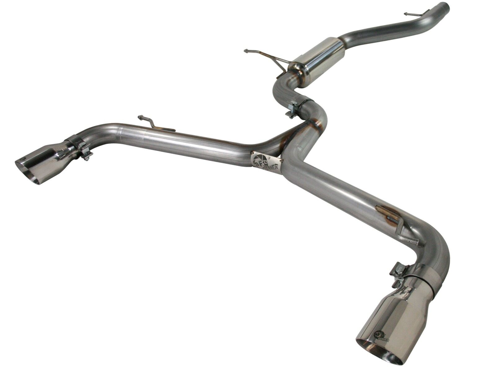 2010-2012 VW Golf GTI MKVI/Turbo 2.0L MACH Force-Xp 2-1/2" 409 Stainless Steel Cat-Back Exhaust System
