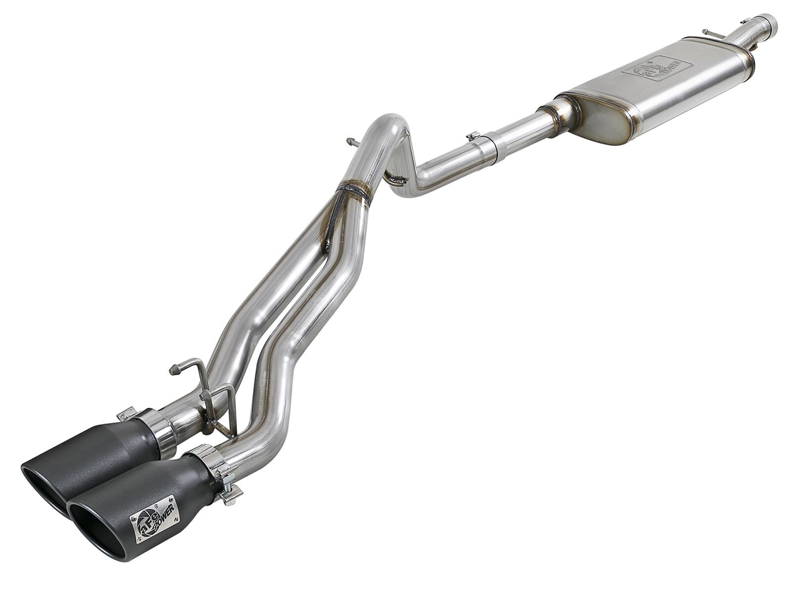 2012-2018 Jeep Wrangler JK V6 3.6L Rebel Series 2-1/2" 409 Stainless Steel Cat-Back Exhaust System