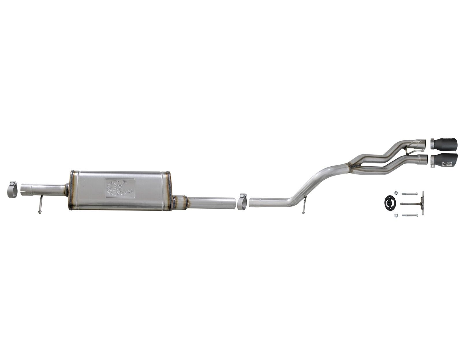 2012-2018 Jeep Wrangler JK V6 3.6L Rebel Series 2-1/2" 409 Stainless Steel Cat-Back Exhaust System
