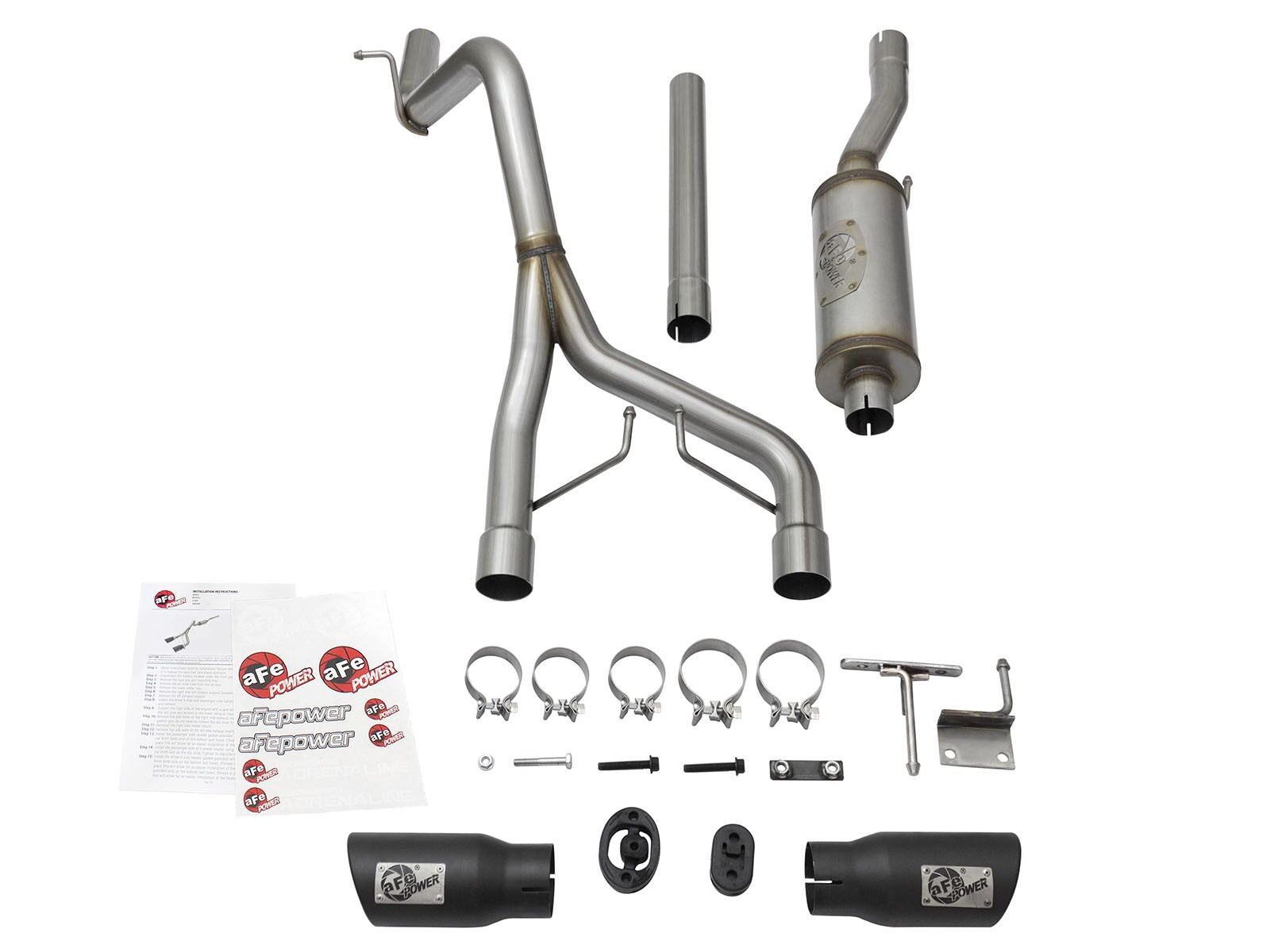 2012-2018 Jeep Wrangler JK V6 3.6L Rebel Series 2-1/2" 409 Stainless Steel Cat-Back Exhaust System