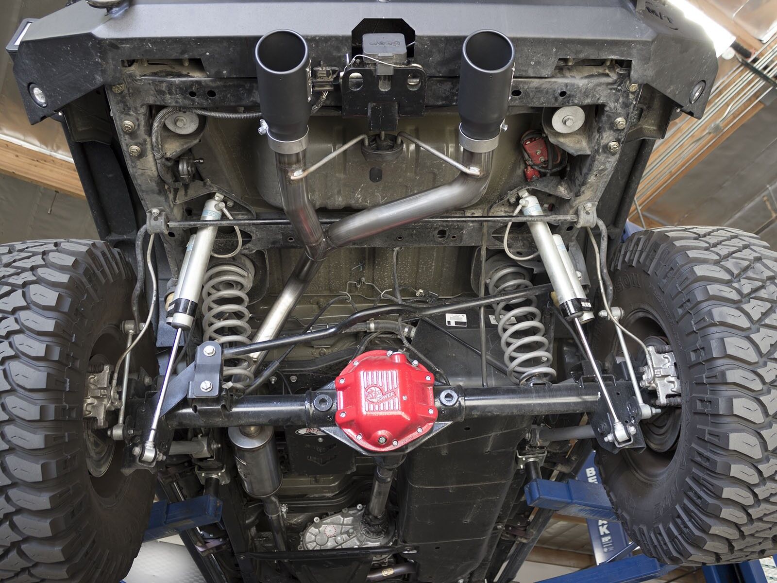 2012-2018 Jeep Wrangler JK V6 3.6L Rebel Series 2-1/2" 409 Stainless Steel Cat-Back Exhaust System