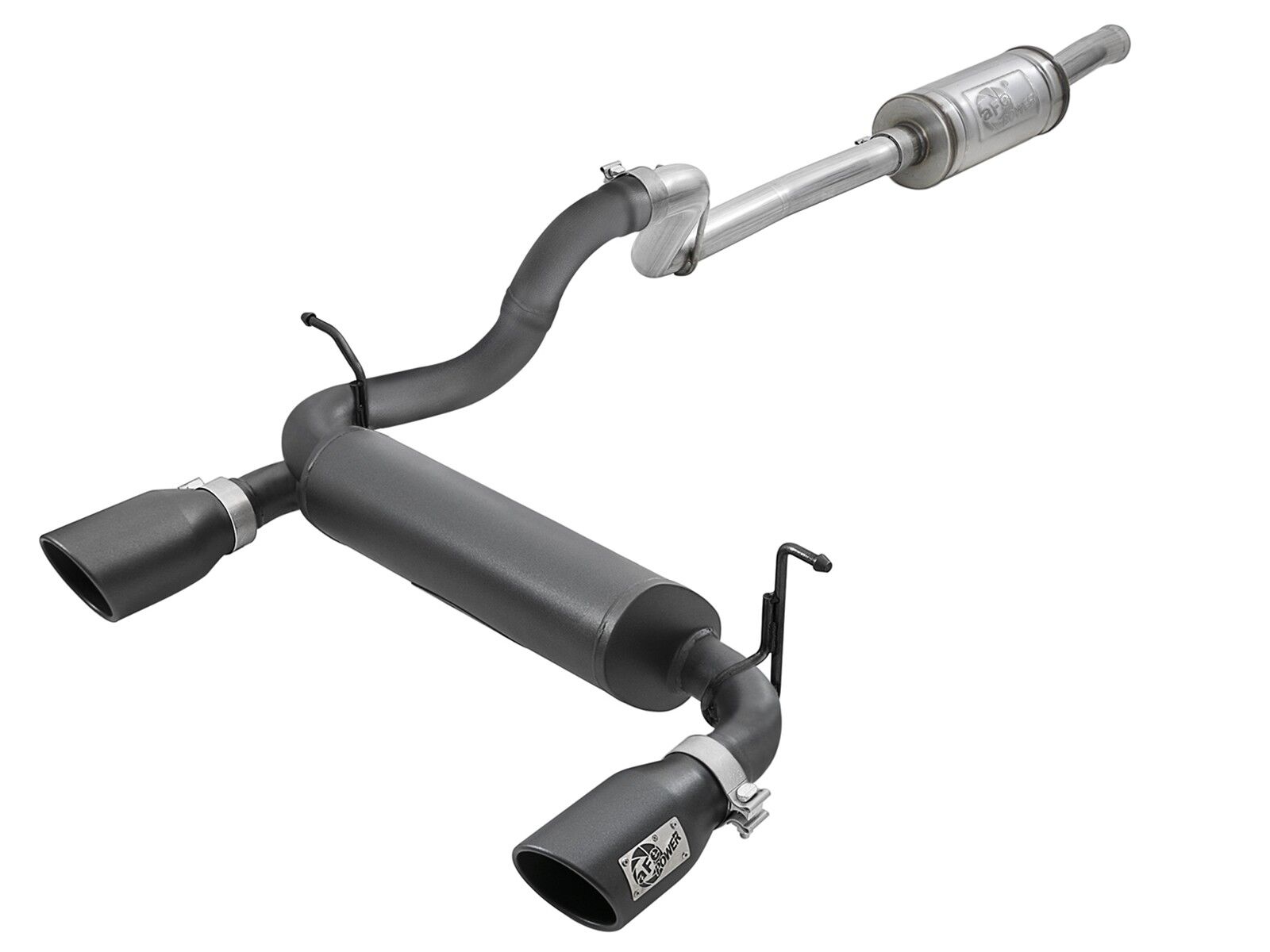 2018-2019 Jeep Wrangler JL V6 3.6L 4DR Rebel Series 2-1/2" 409 Stainless Steel Cat-Back Exhaust System - 49-48066-B