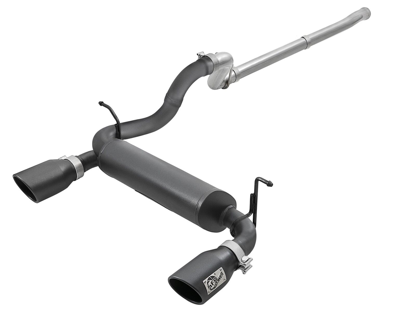 2018-2019 Jeep Wrangler JL V6 3.6L 2DR/4DR Rebel Series 2-1/2" 409 Stainless Steel Cat-Back Exhaust System - 49-48076-B
