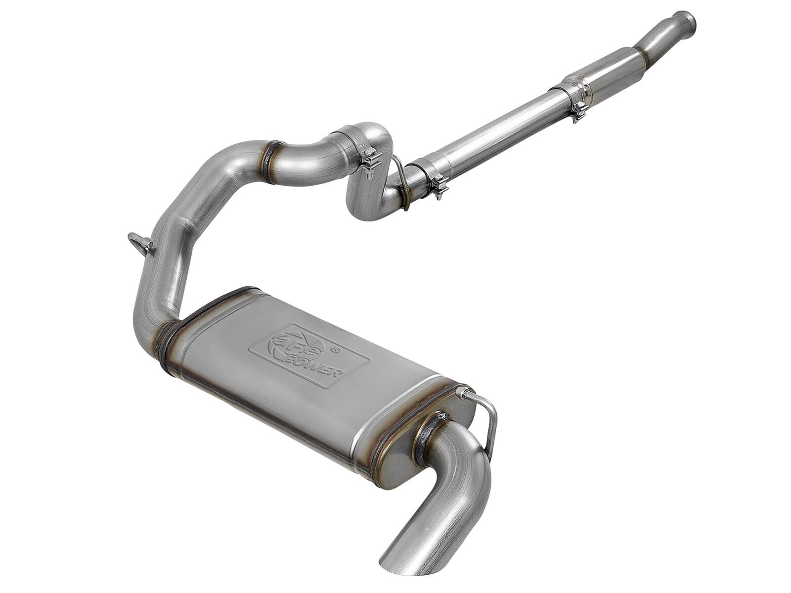 2018-2019 Jeep Wrangler Turbo JL 2.0L MACH Force-Xp Hi-Tuck 3" 409 Stainless Steel Cat-Back Exhaust System