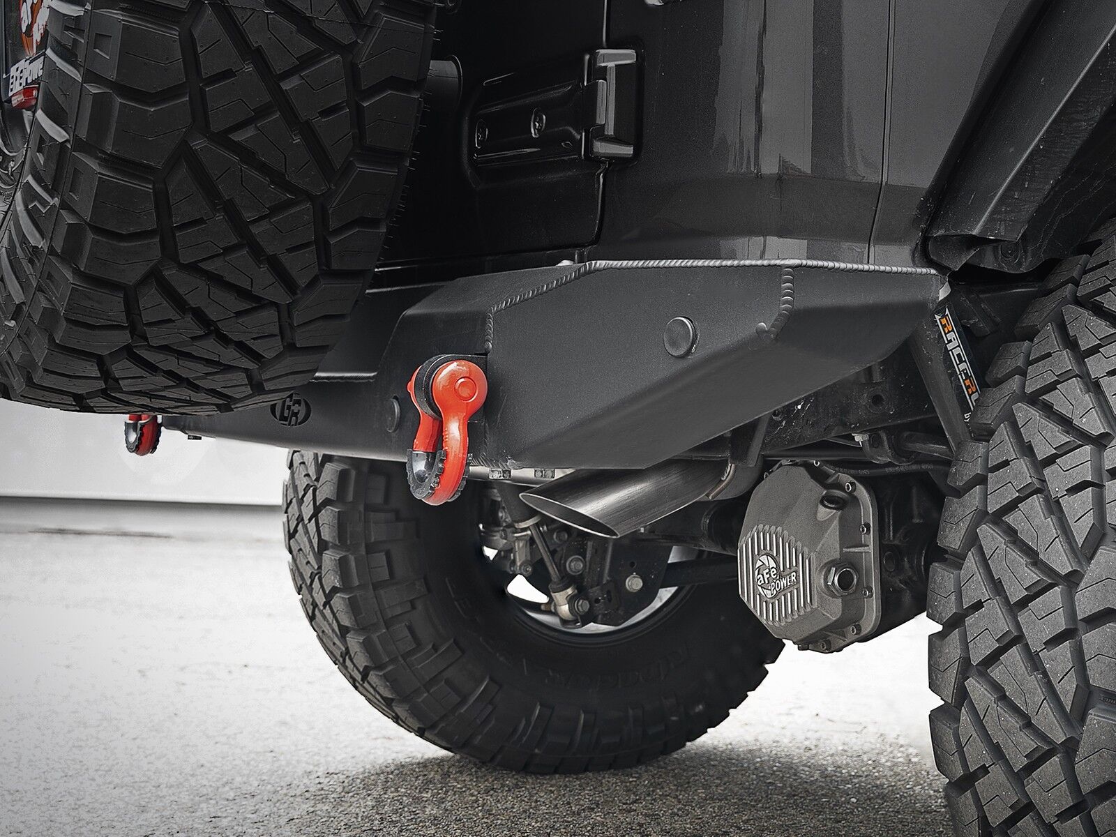 2018-2019 Jeep Wrangler JL V6 3.6L 2DR/4DR MACH Force-Xp Hi-Tuck 3" 409 Stainless Steel Axle-Back Exhaust System