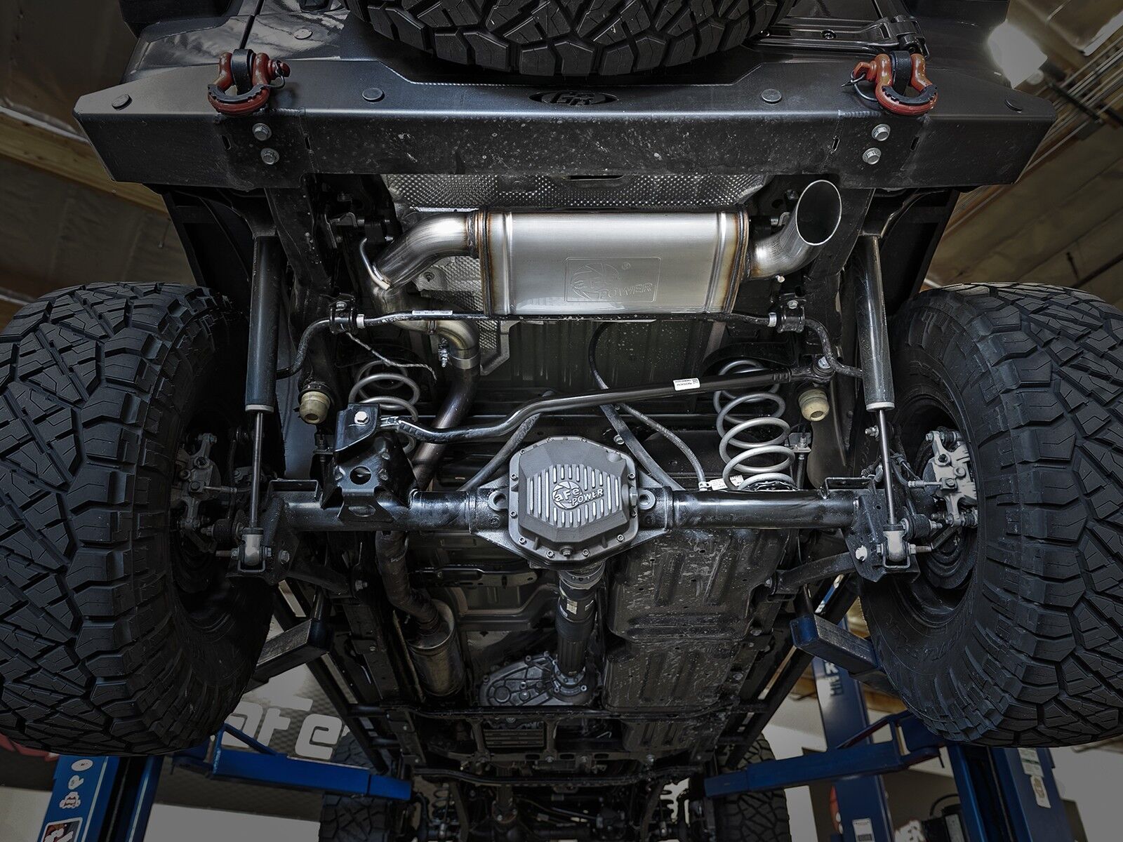 2018-2019 Jeep Wrangler JL V6 3.6L 2DR/4DR MACH Force-Xp Hi-Tuck 3" 409 Stainless Steel Axle-Back Exhaust System