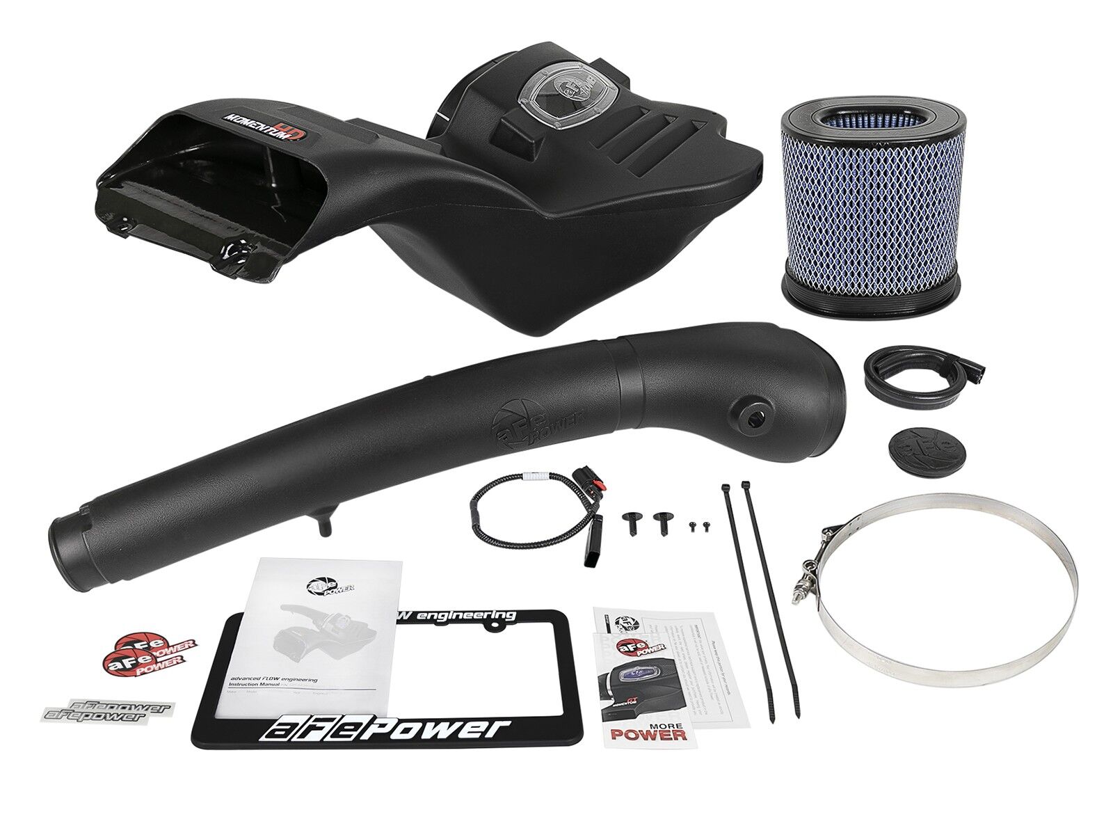 2018-2019 Ford F-150 Turbo Diesel V6 3.0L Momentum HD Cold Air Intake System w/Pro 10R Filter Media