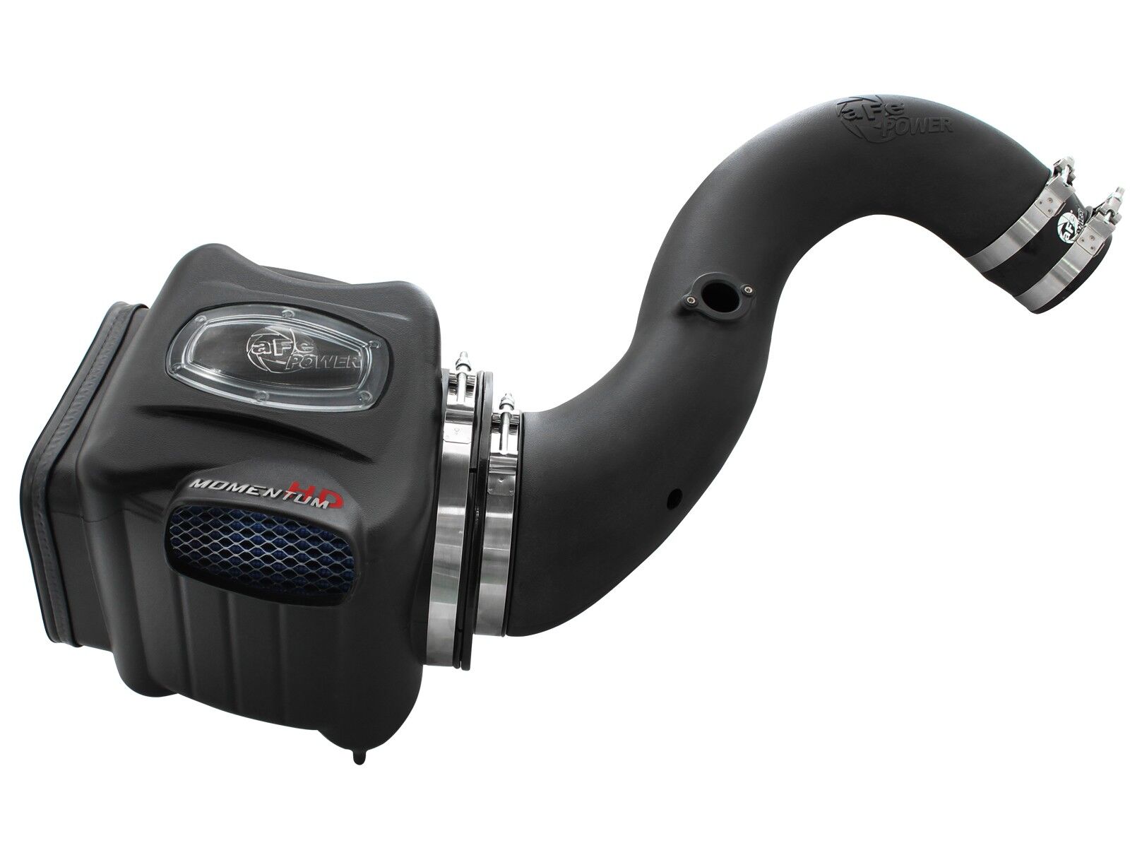 2004-2005 Chevrolet Silverado 3500 HD LLY Duramax Turbo Diesel V8 6.6L Momentum HD Cold Air Intake System w/Pro 10R Filter Media - 50-74002