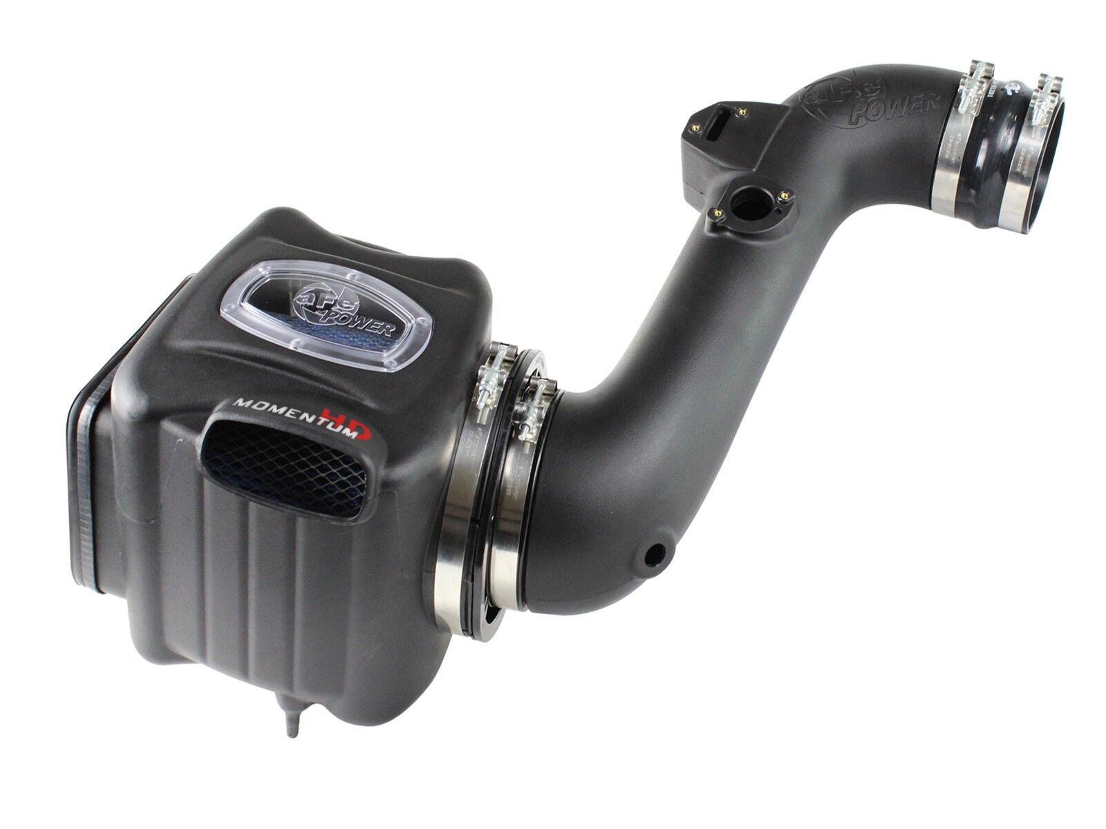 2011-2016 Chevrolet Silverado 3500 HD LML Duramax Turbo Diesel V8 6.6L Momentum HD Cold Air Intake System w/Pro 10R Filter Media - 50-74006-1
