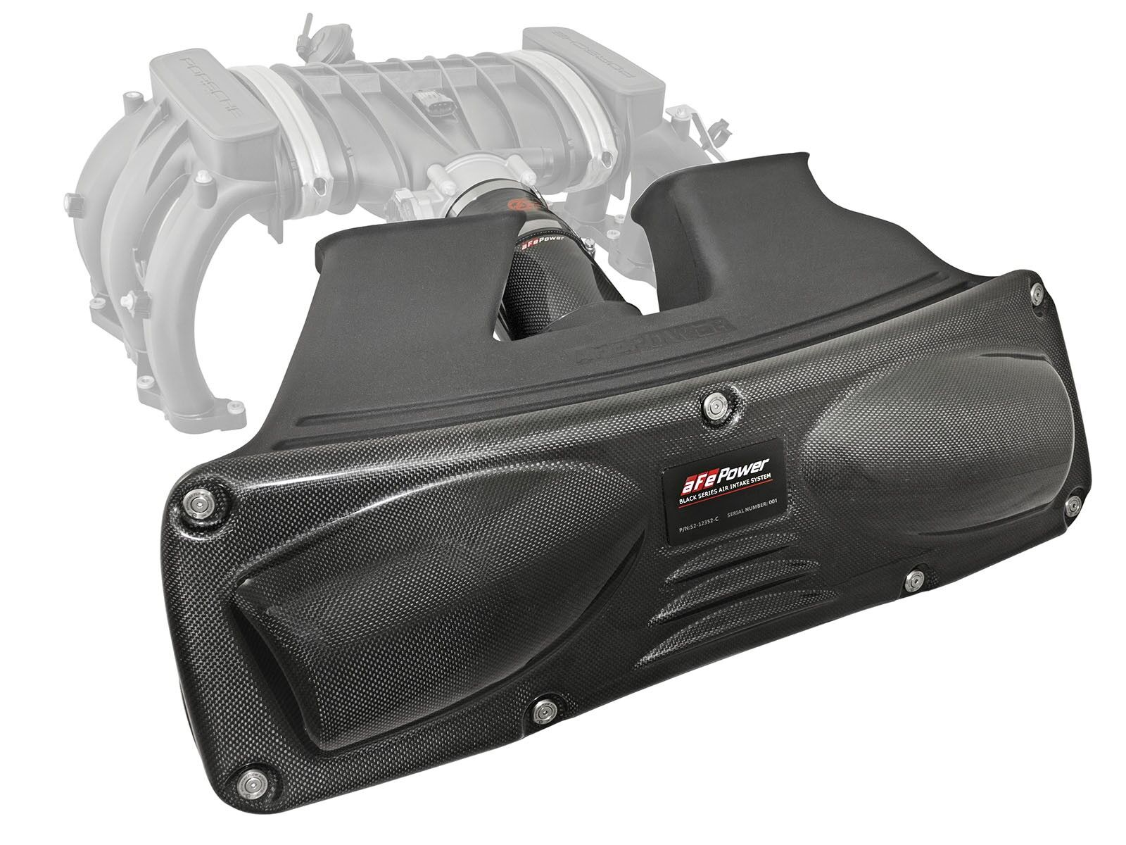 2012-2015 Porsche 911 Carrera 4S 991/Carrera S 991 H6 3.8L Black Series Cold Air Intake System - 52-12352-C