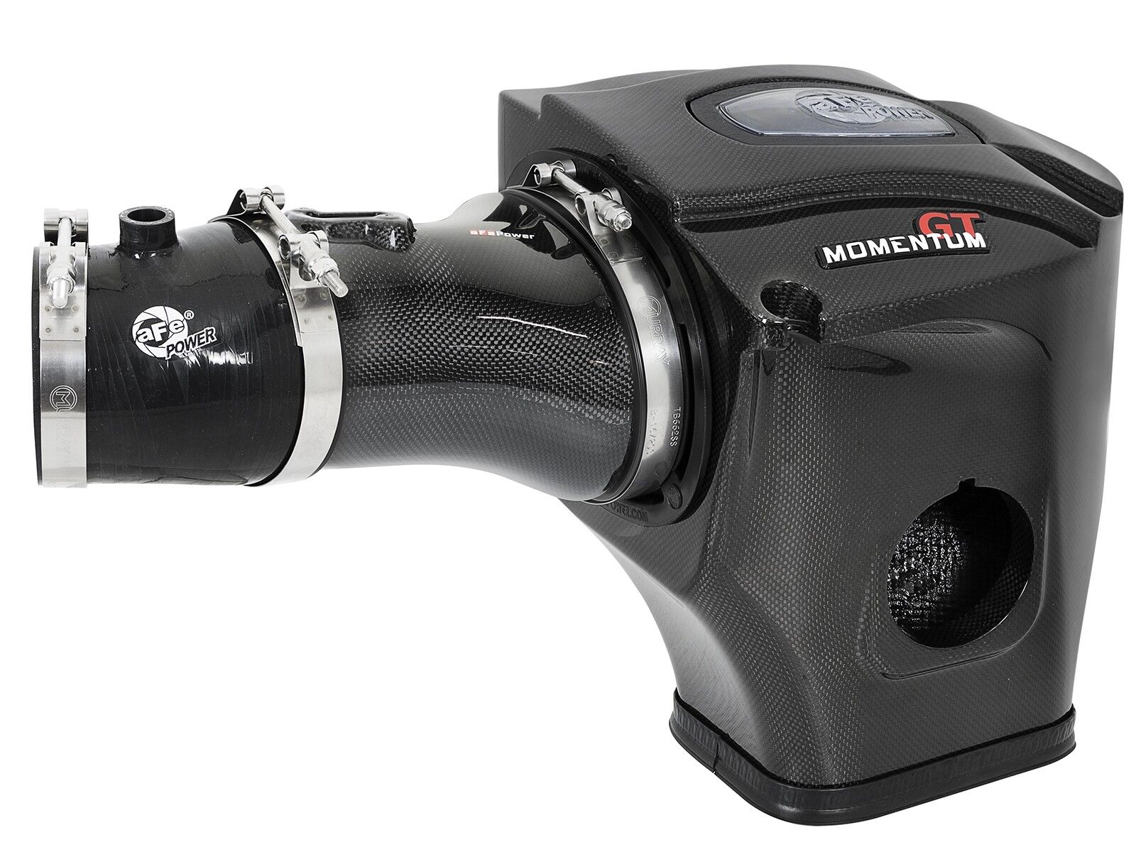 2015-2016 Dodge Charger Hellcat HEMI SRT Supercharged V8 6.2L Black Series Momentum Carbon Fiber Cold Air Intake System w/Dual Filter Media