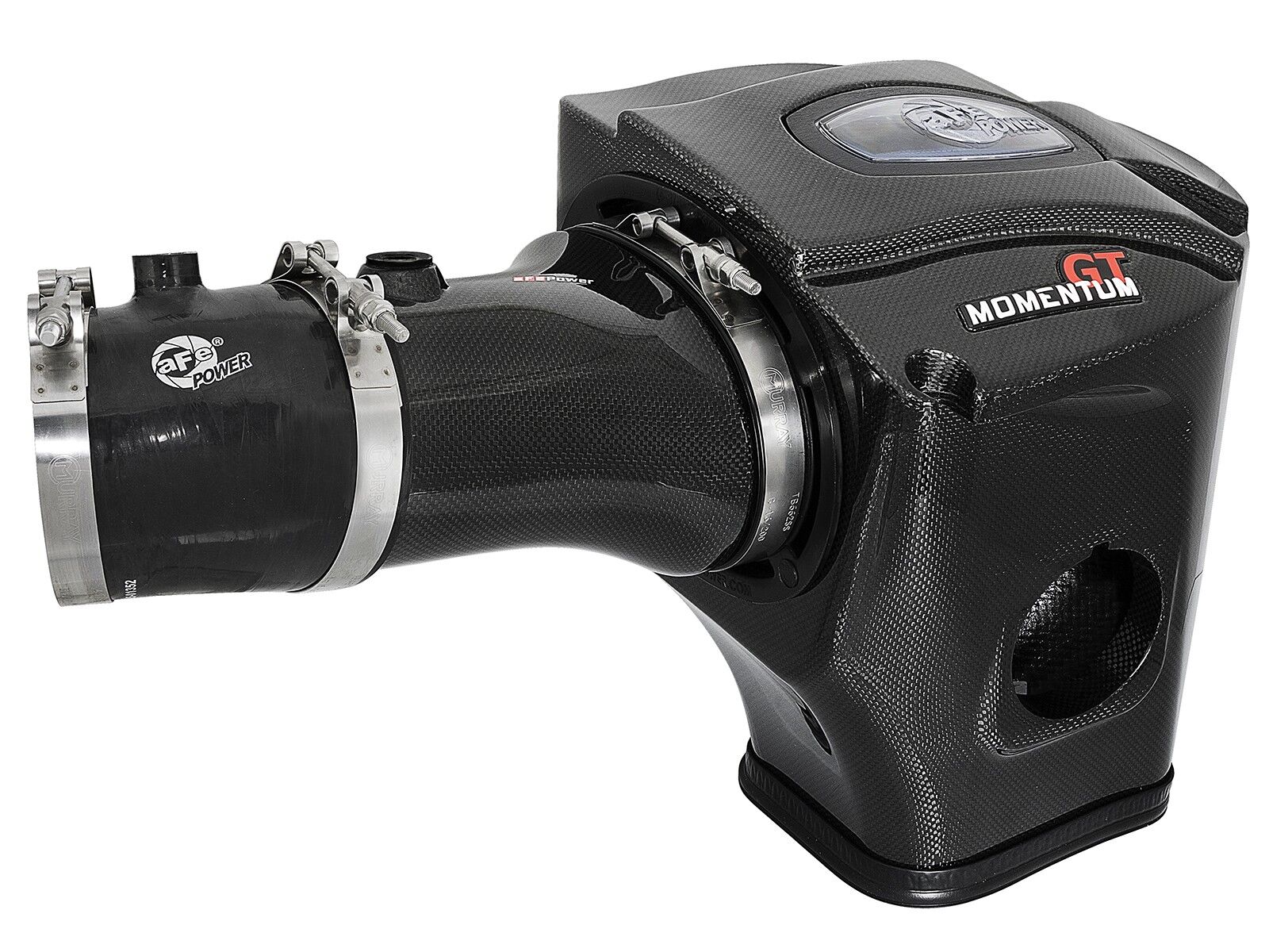2017-2018 Dodge Charger Hellcat SRT Supercharged HEMI V8 6.2L Black Series Momentum Carbon Fiber Cold Air Intake System w/Dual Filter Media