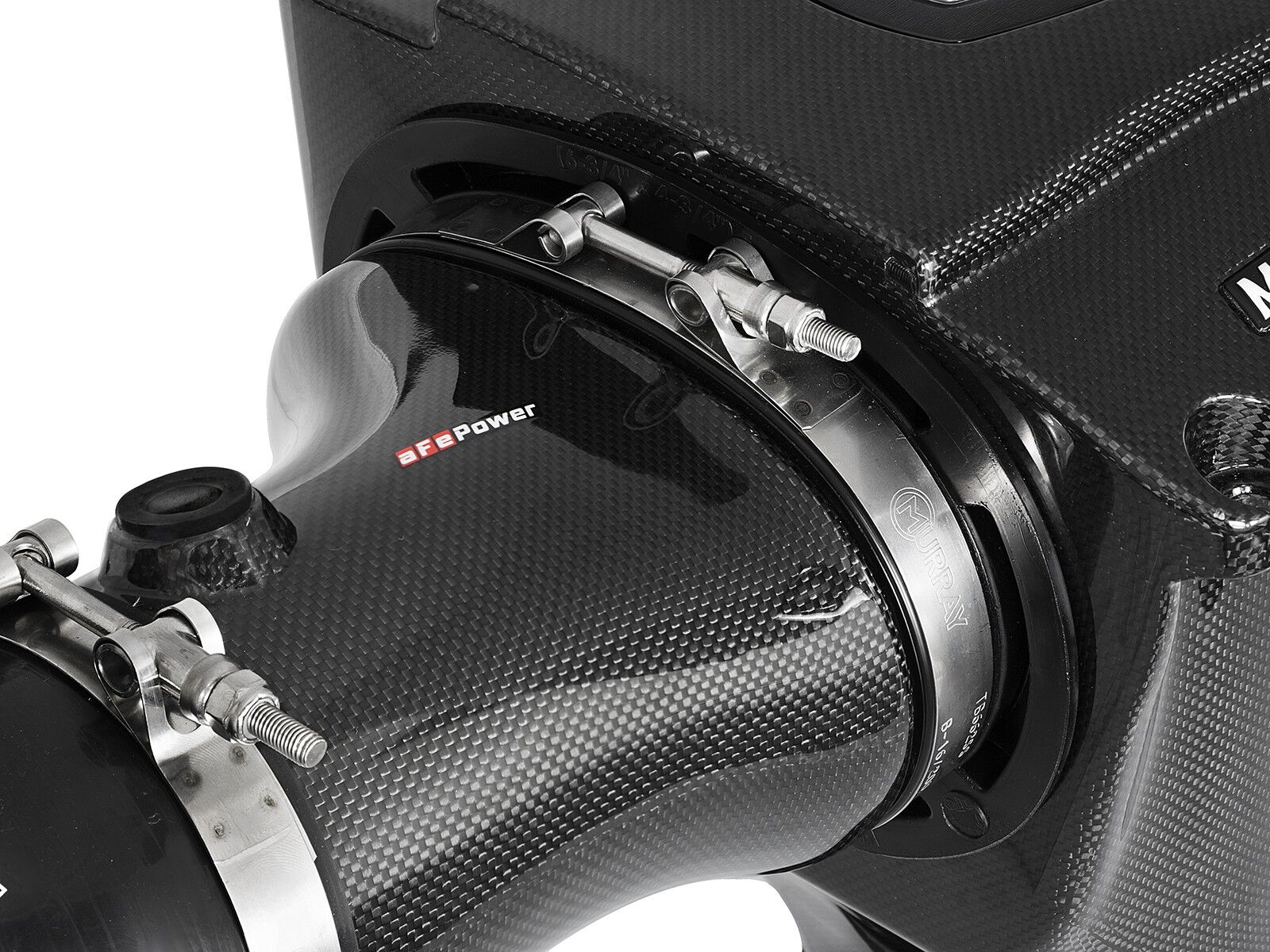 2017-2018 Dodge Charger Hellcat SRT Supercharged HEMI V8 6.2L Black Series Momentum Carbon Fiber Cold Air Intake System w/Dual Filter Media