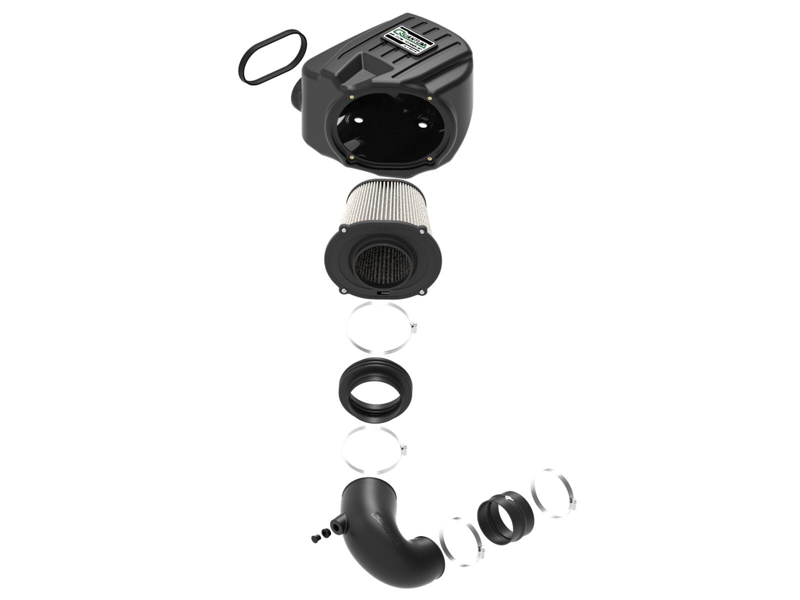 1994-2002 Dodge Ram 3500 Cummins Turbo Diesel 5.9L Quantum Cold Air Intake System w/Pro DRY S Filter Media