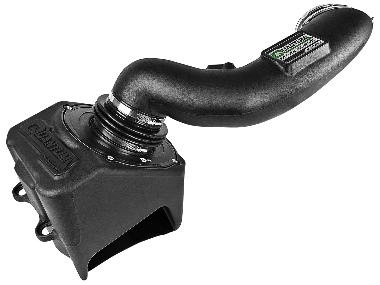 2017-2019 Ford F-550 Super Duty Turbo Diesel V8 6.7L Quantum Cold Air Intake System w/Pro DRY S Filter Media