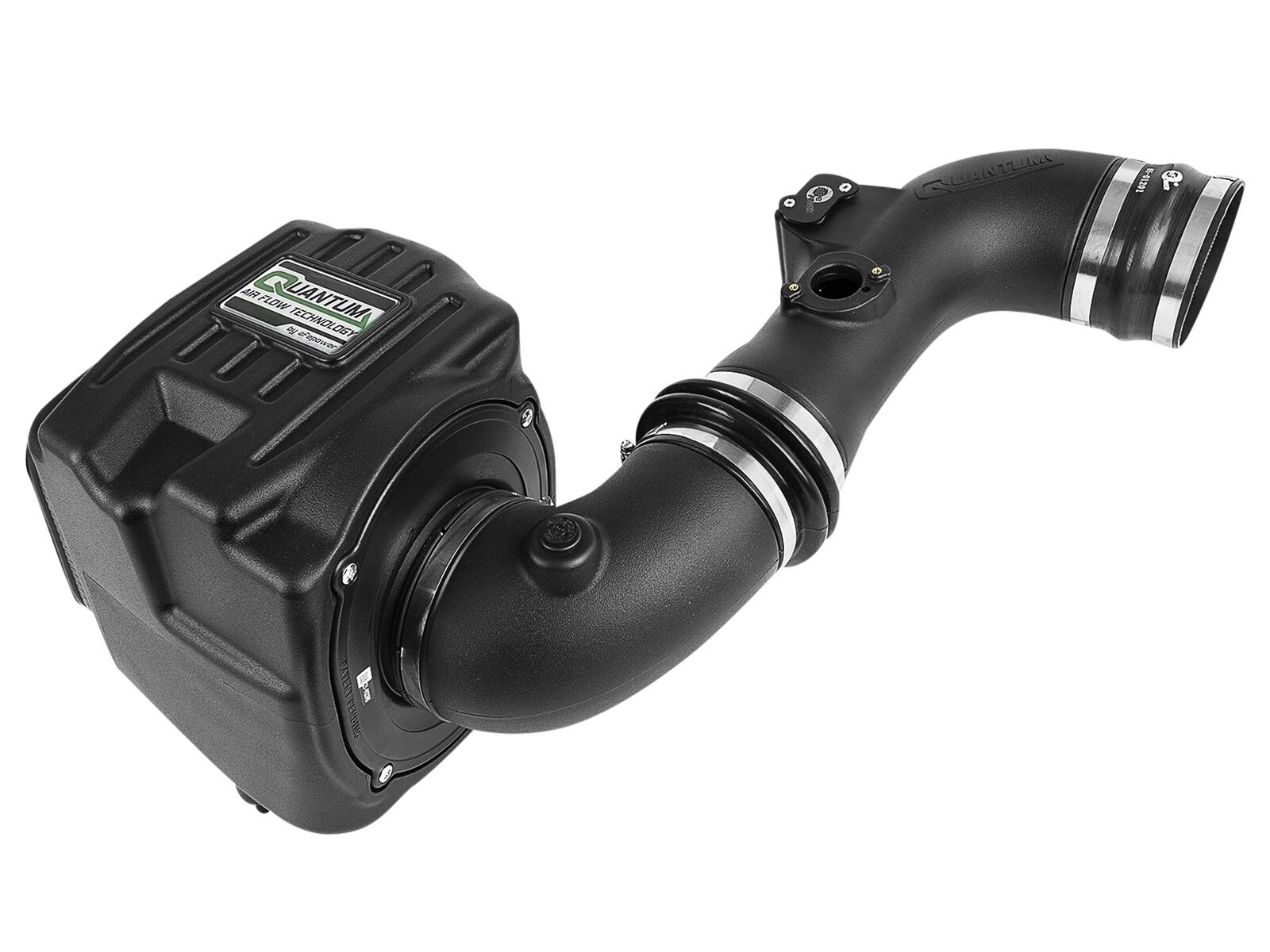 2011-2016 Chevrolet Silverado 3500 HD LML Duramax Turbo Diesel V8 6.6L Quantum Cold Air Intake System w/Pro 5R Filter Media - 53-10006R
