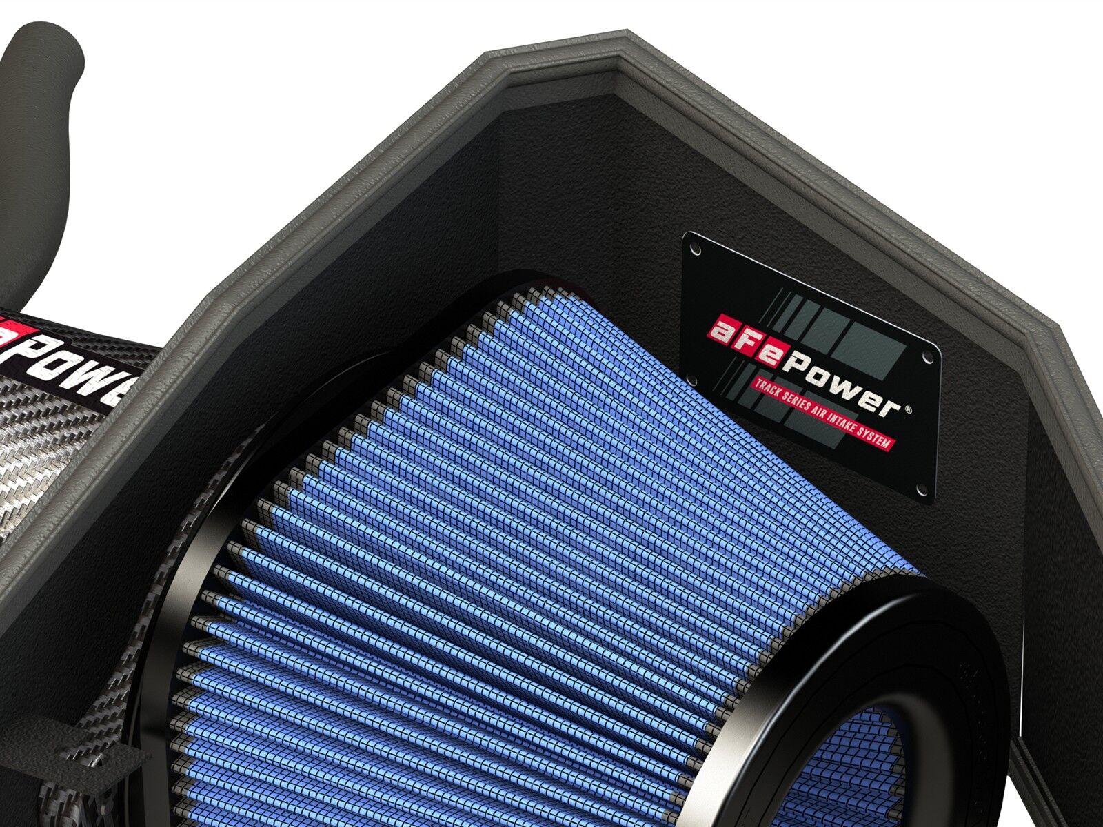 2011-2019 Dodge Charger HEMI SRT-8/SRT 392 HEMI V8 6.4L Magnum FORCE Stage-2 Track Series Carbon Fiber Cold Air Intake System w/Pro 5R Filter Media