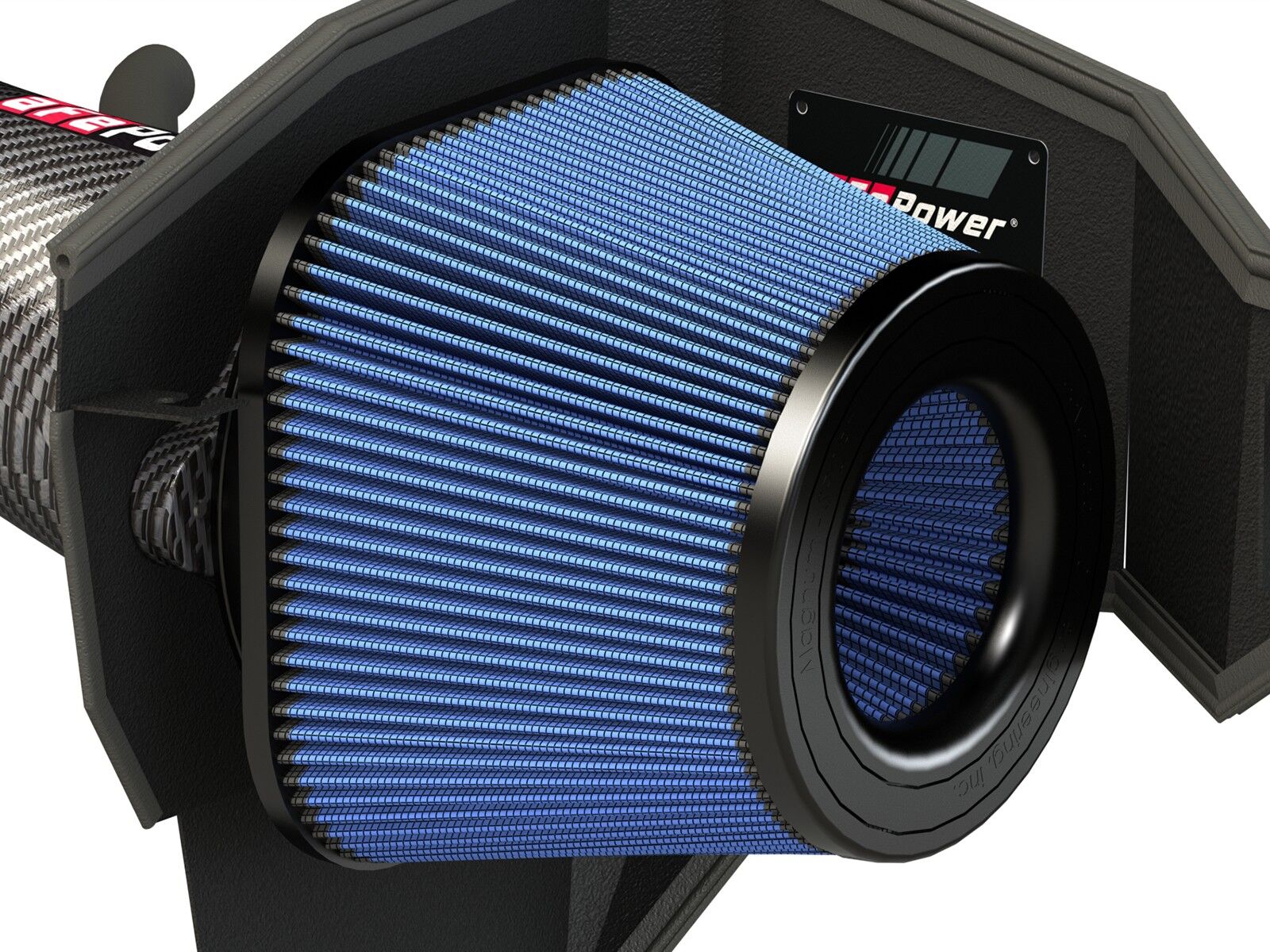 2011-2019 Dodge Charger HEMI SRT-8/SRT 392 HEMI V8 6.4L Magnum FORCE Stage-2 Track Series Carbon Fiber Cold Air Intake System w/Pro 5R Filter Media