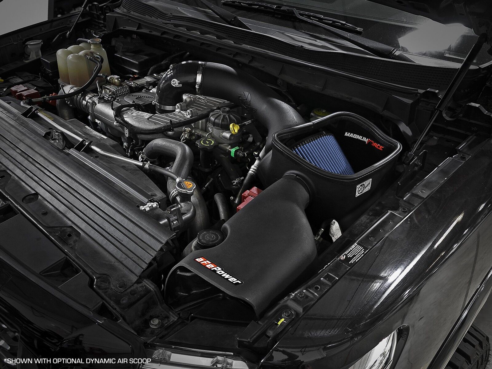 2016-2019 Nissan Titan XD Cummins Turbo Diesel V8 5.0L Magnum FORCE Stage-2 Cold Air Intake System w/Pro 5R Filter Media