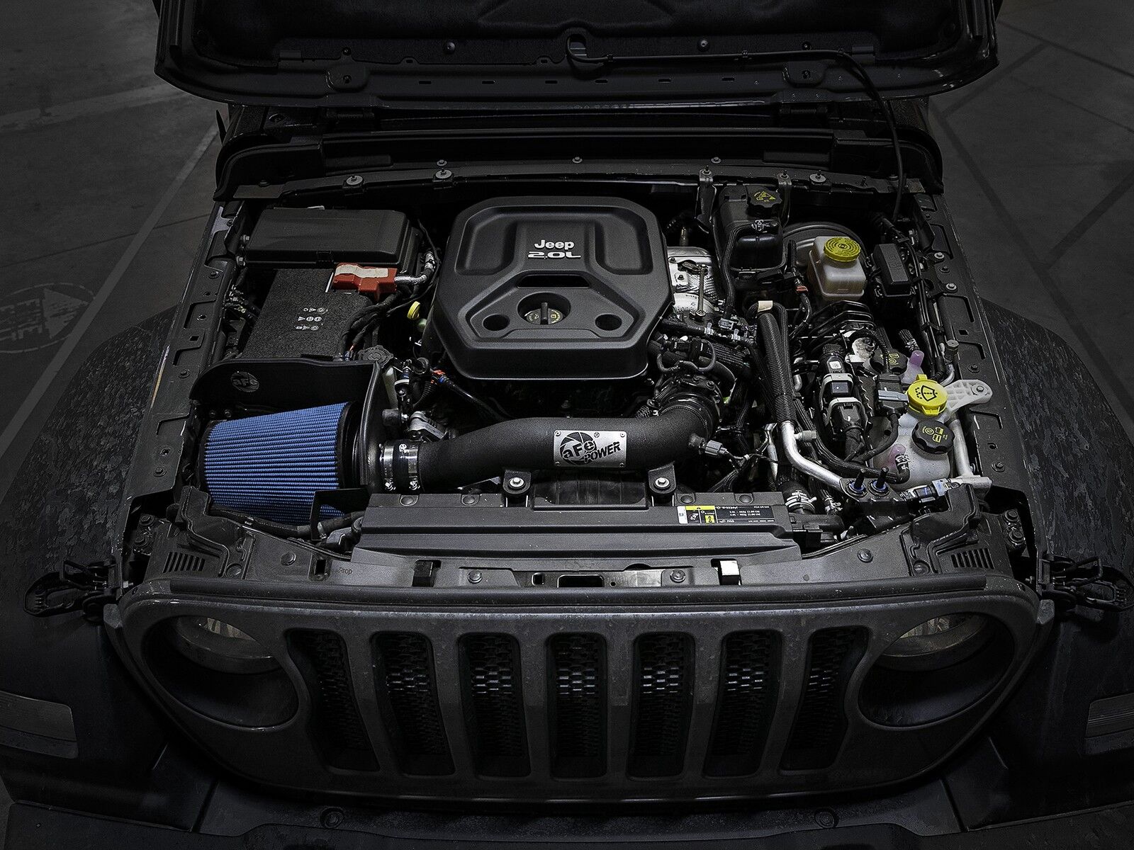 2018-2019 Jeep Wrangler Turbo JL 2.0L Magnum FORCE Stage-2 XP Cold Air Intake System w/Pro 5R Filter Media