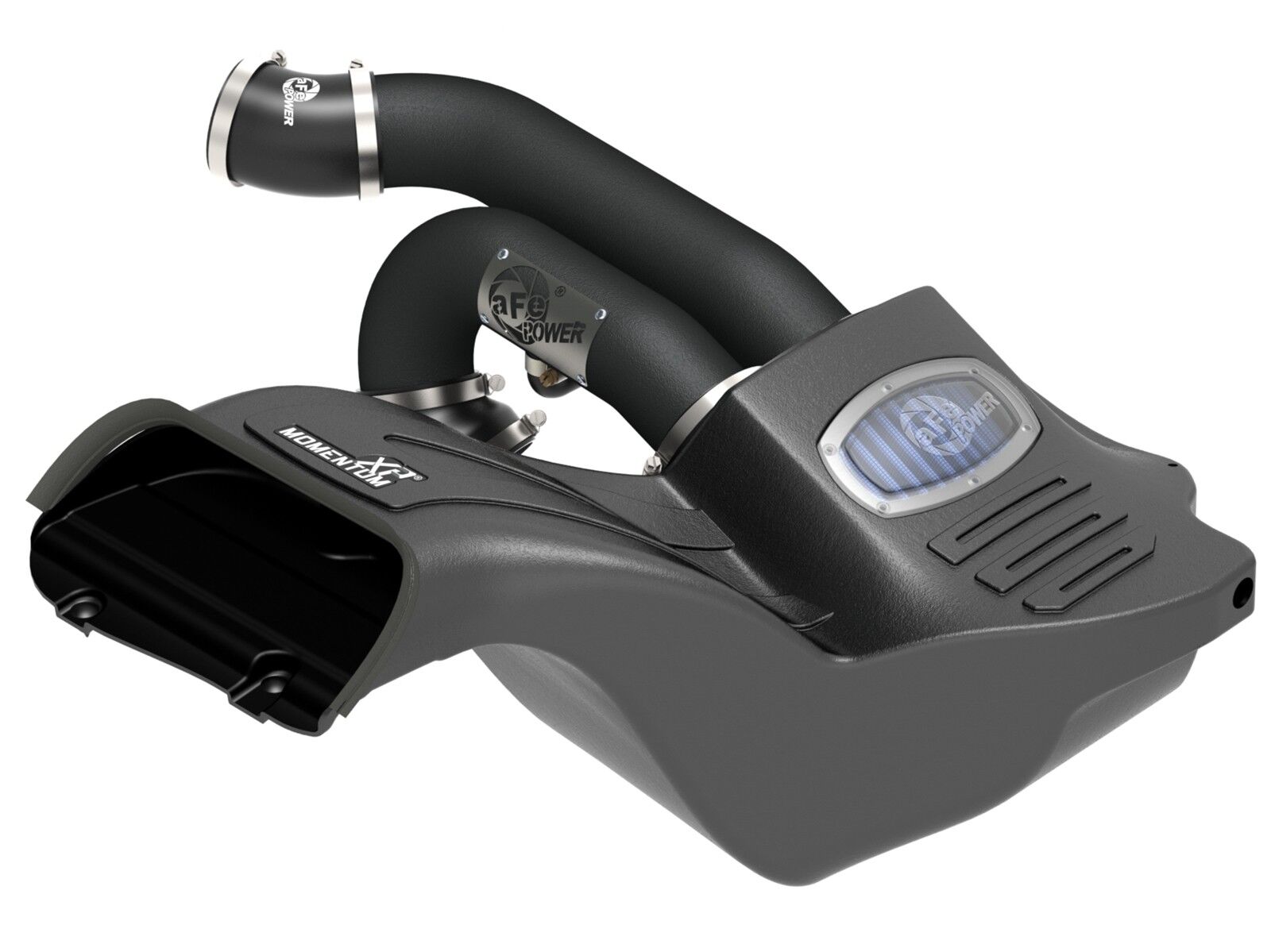 2017-2019 Ford Raptor EcoBoost V6 3.5L Momentum XP Alpha Raptor Cold Air Intake System - Black w/Pro 5R Filter Media - 54-73120-B