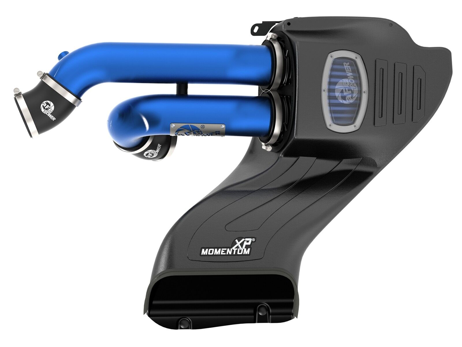 2017-2019 Ford Raptor EcoBoost V6 3.5L Momentum XP Alpha Raptor Cold Air Intake System - Blue w/Pro 5R Filter Media