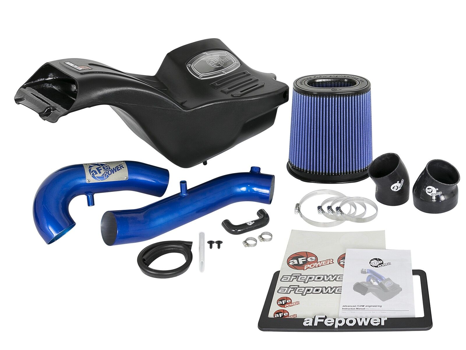 2017-2019 Ford Raptor EcoBoost V6 3.5L Momentum XP Alpha Raptor Cold Air Intake System - Blue w/Pro 5R Filter Media