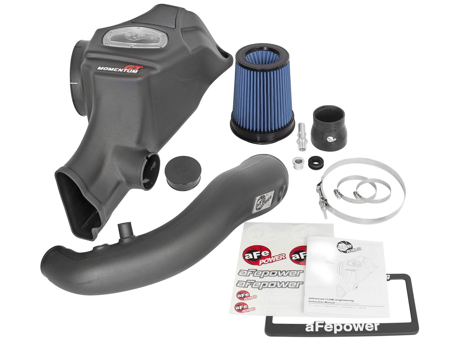 2015-2017 Ford Mustang EcoBoost Turbo 2.3L Momentum GT Cold Air Intake System w/Pro 5R Filter Media