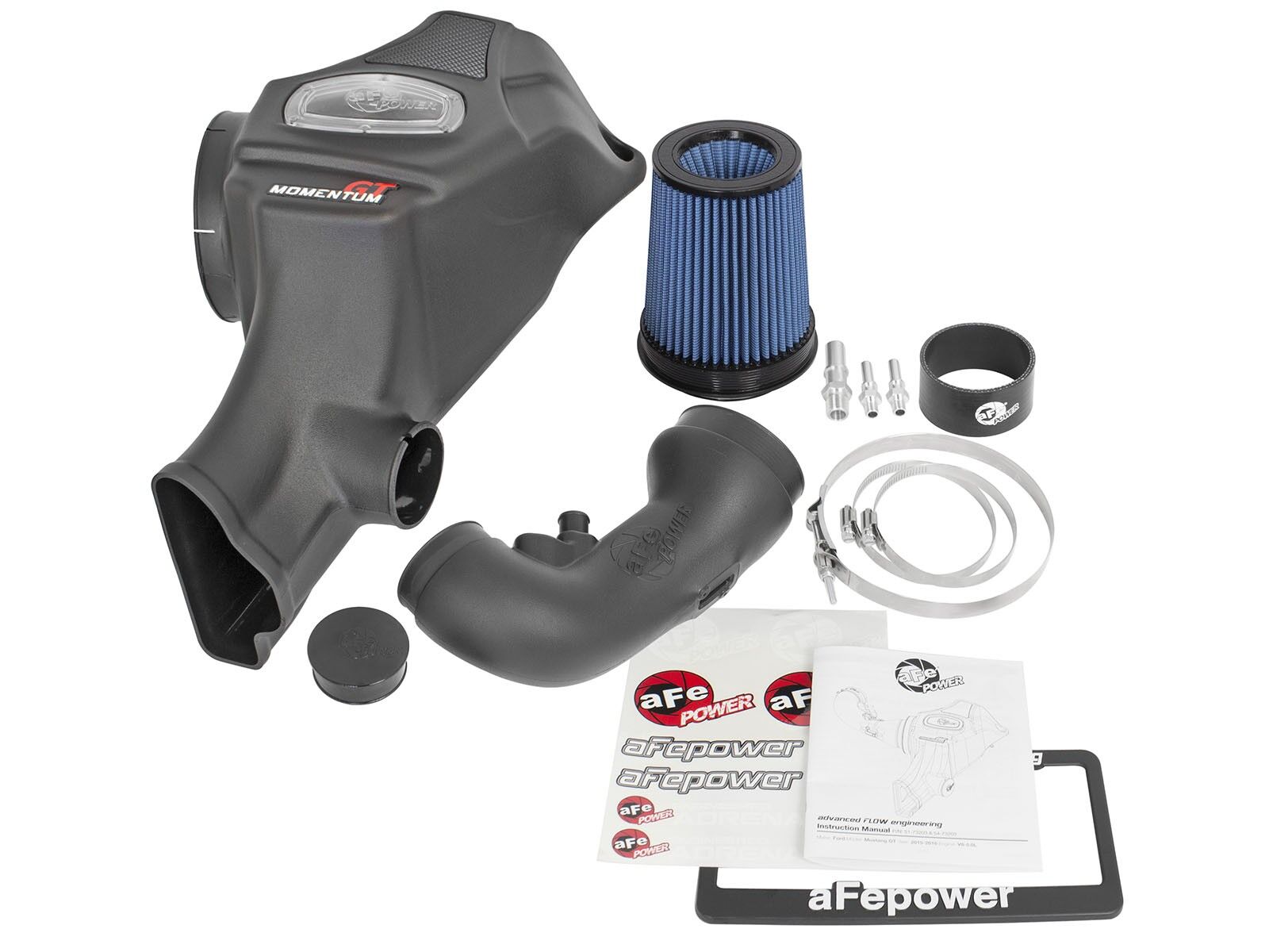 2015-2017 Ford Mustang GT V8 5.0L Momentum GT Cold Air Intake System w/Pro 5R Filter Media