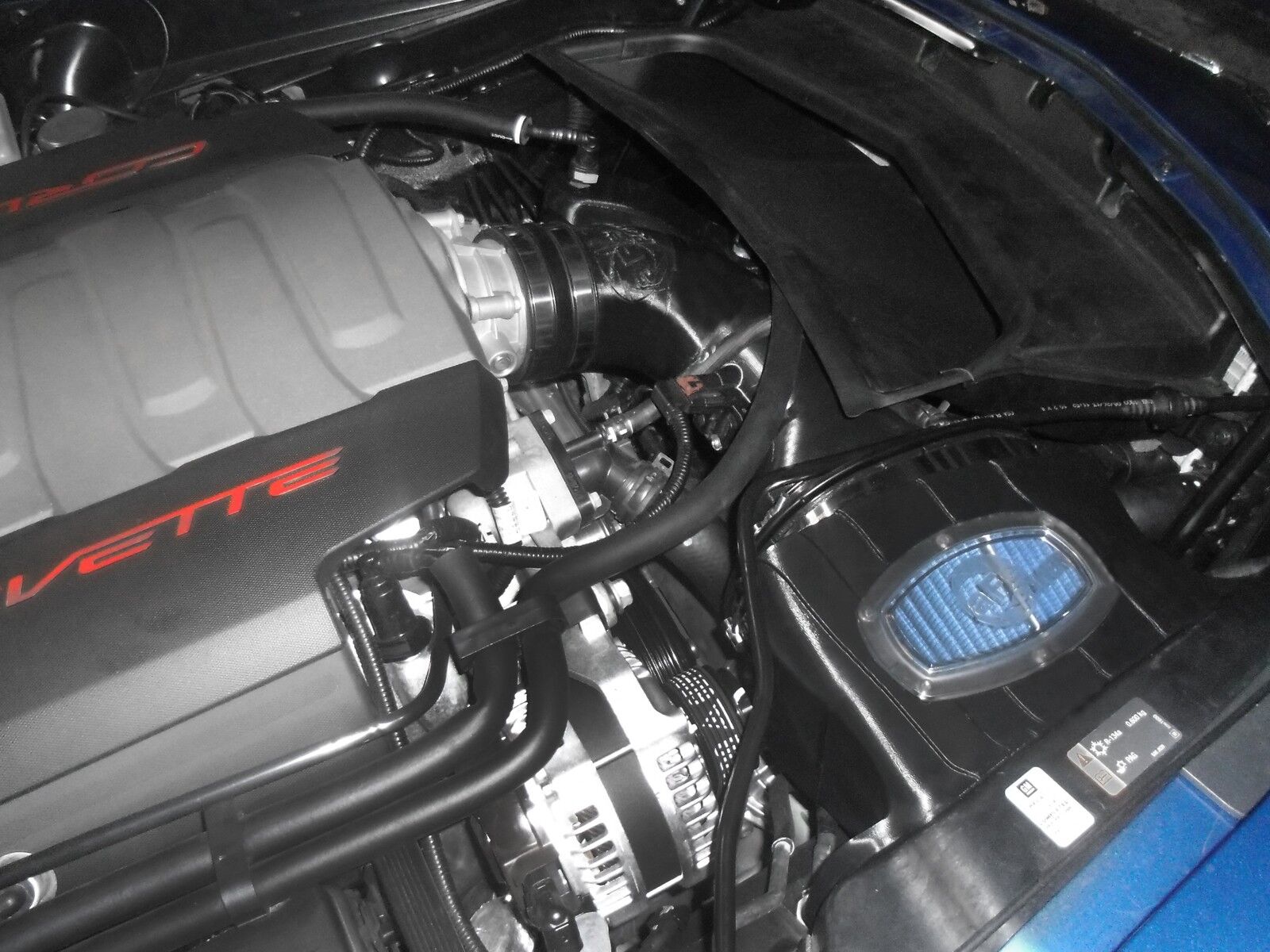 2014-2019 Chevrolet Corvette Stingray C7 V8 6.2L Momentum Cold Air Intake System w/Pro 5R Filter Media