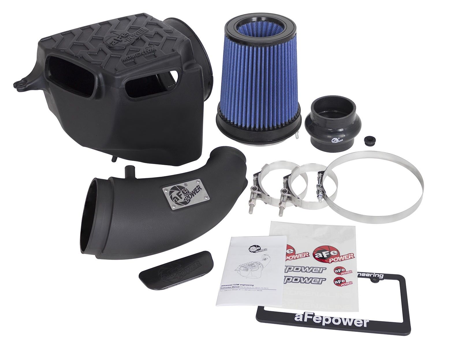 2007-2011 Jeep Wrangler JK V6 3.8L Momentum GT Cold Air Intake System w/Pro 5R Filter Media