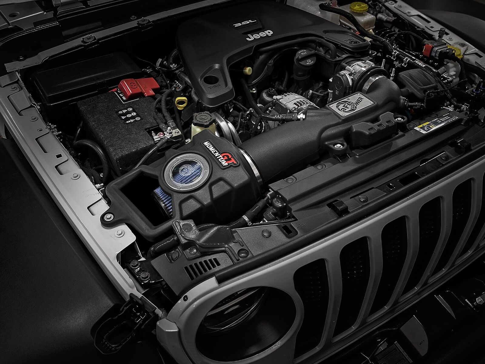 2018-2019 Jeep Wrangler JL V6 3.6L Momentum GT Cold Air Intake System w/Pro 5R Filter Media