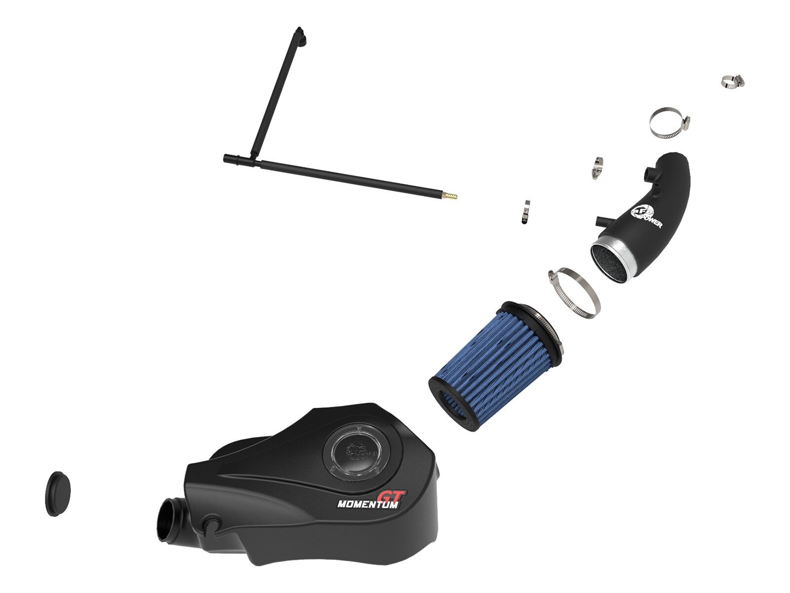 2017-2019 Fiat 124 Spider Turbo Base/Abarth 1.4L Momentum GT Cold Air Intake System w/Pro 5R Filter Media