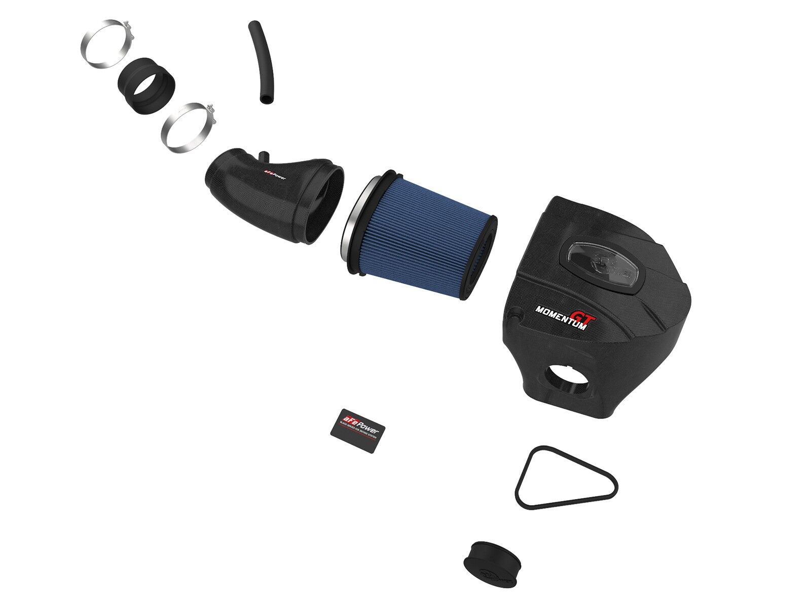 2011-2019 Dodge Charger SRT8/SRT8 Super Bee/SRT 392/R/T Scat Pack/Daytona 392 V8 6.4L Black Series Carbon Fiber Cold Air Intake System w/Pro 5R Filter