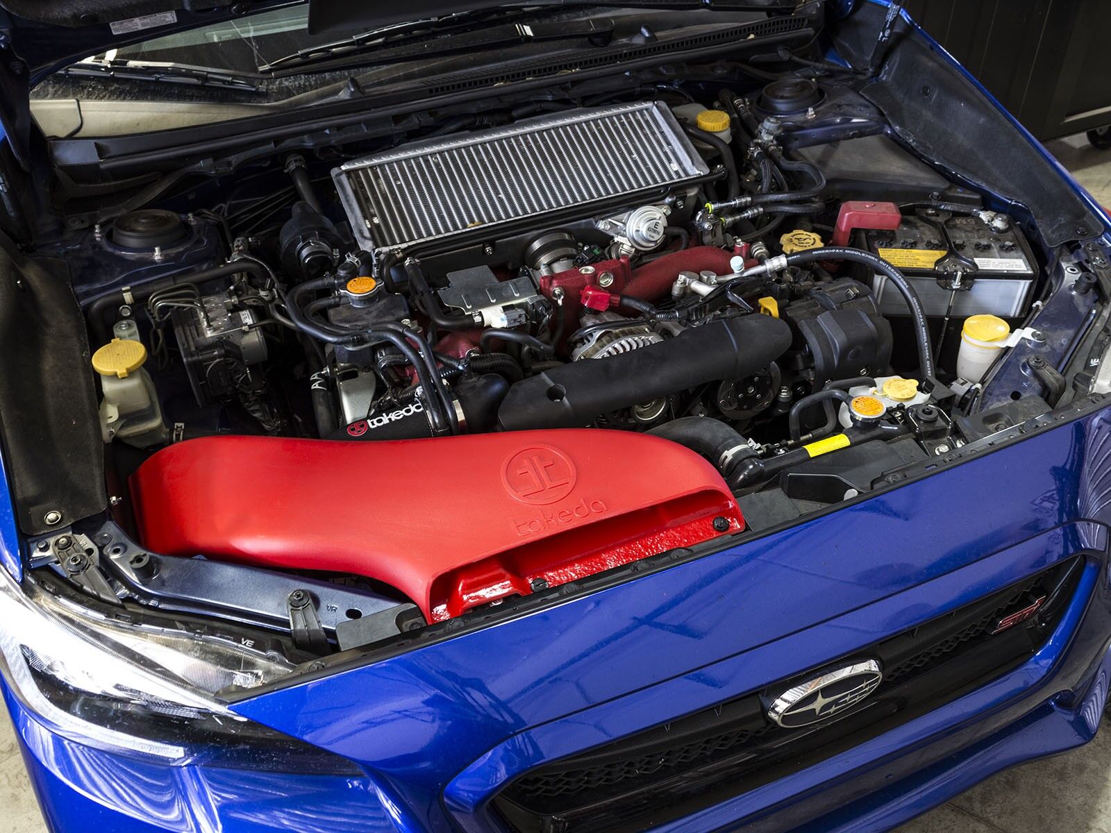 2015-2017 Subaru WRX STI VA Turbo EJ257 H4 2.5L Takeda Attack Stage-2 Cold Air Intake System w/Pro 5R Filter Media