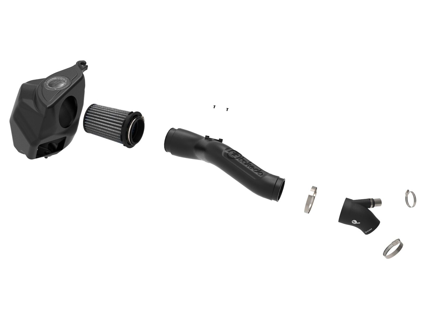2018-2019 Lexus RC300 ASC10 Turbo Base/F-Sport 2.0L Takeda Momentum Cold Air Intake System - Polished w/Pro DRY S Filter Media