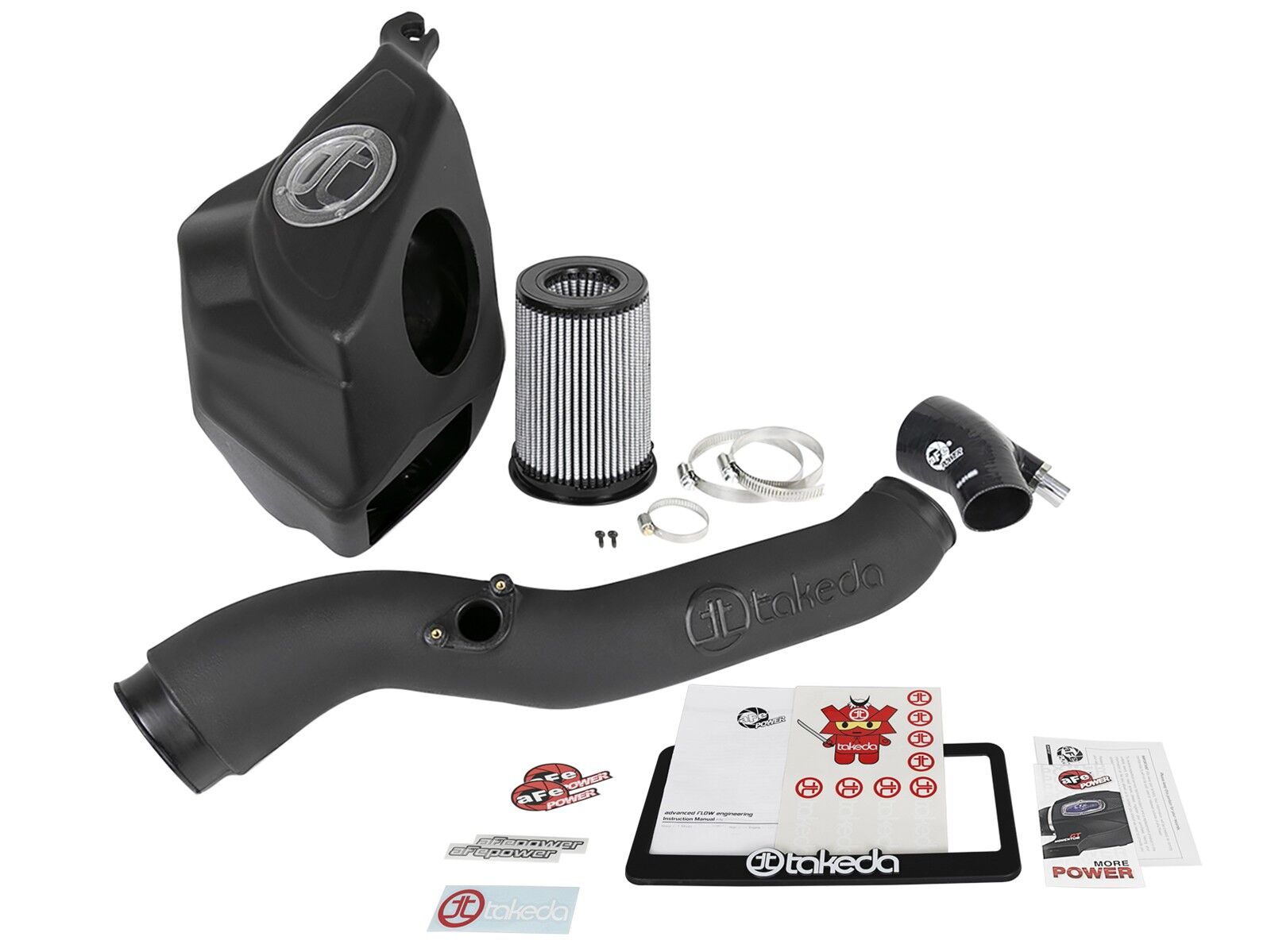 2018-2019 Lexus RC300 ASC10 Turbo Base/F-Sport 2.0L Takeda Momentum Cold Air Intake System - Polished w/Pro DRY S Filter Media