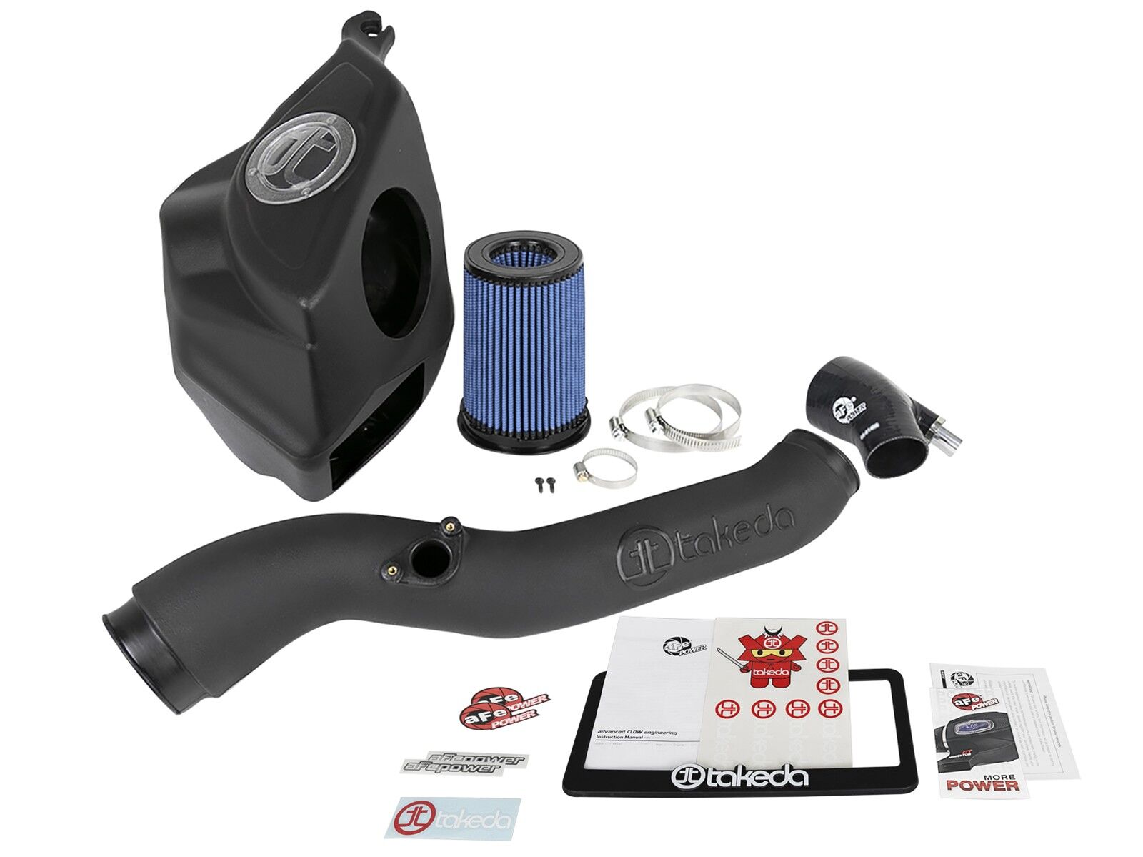 2018-2019 Lexus RC300 ASC10 Turbo Base/F-Sport 2.0L Takeda Momentum Cold Air Intake System - Black w/Pro 5R Filter Media