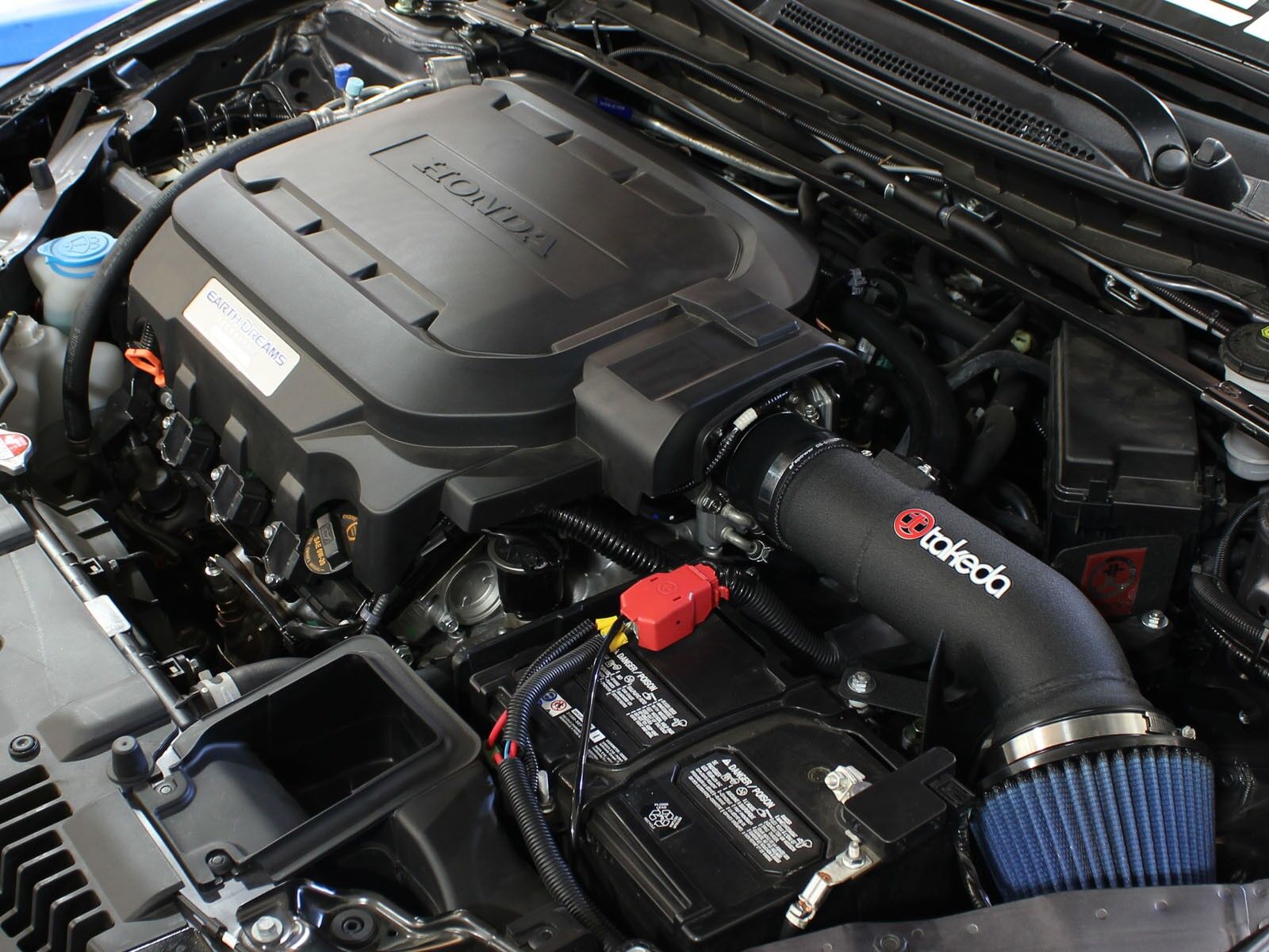 2014-2019 Acura TLX Base/A Spec AWD V6 3.5L Takeda Stage-2 Cold Air Intake System w/Pro 5R Filter Media