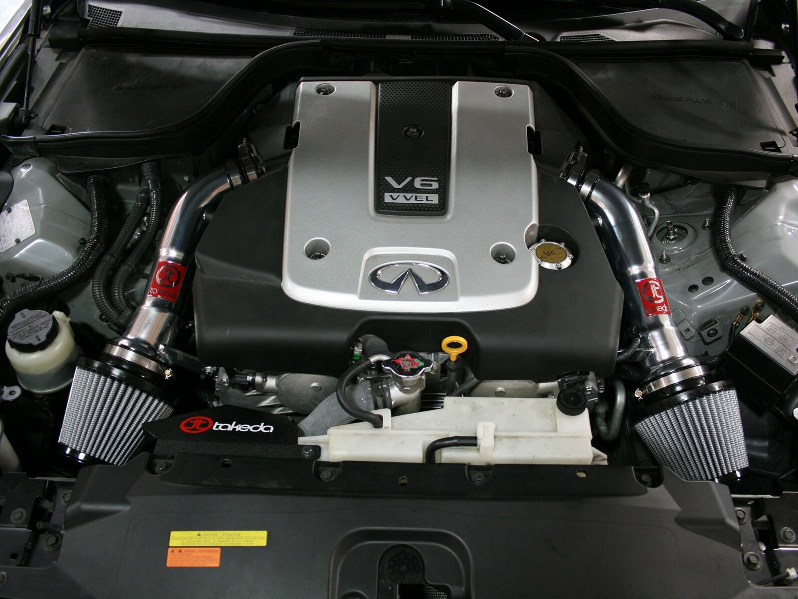 2008-2013 Infiniti G37 V36 Coupe V6 3.7L Coupe Takeda Stage-2 Cold Air Intake System w/Pro DRY S Filter Media