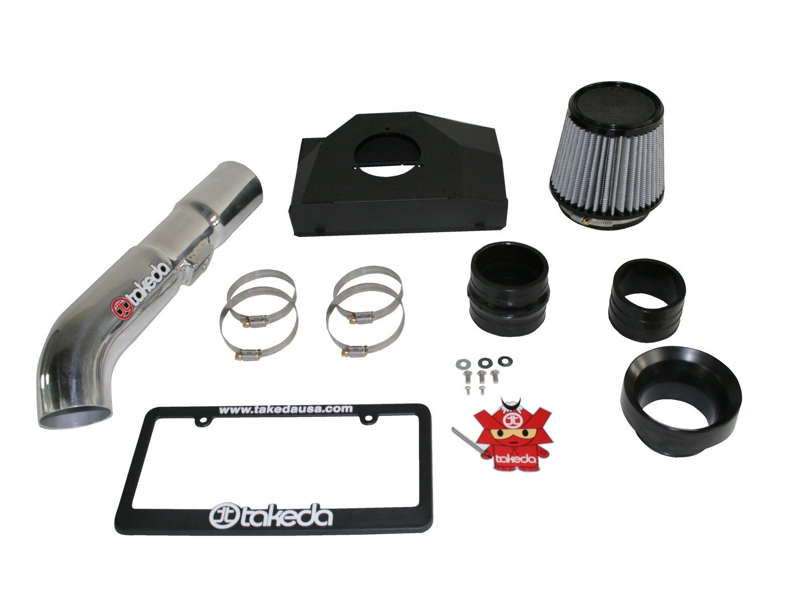 2003-2006 Infiniti G35 w/ Rectangular Mass Air Sensor V6 3.5L Coupe/Sedan Takeda Stage-2 Cold Air Intake System w/Pro DRY S Filter Media