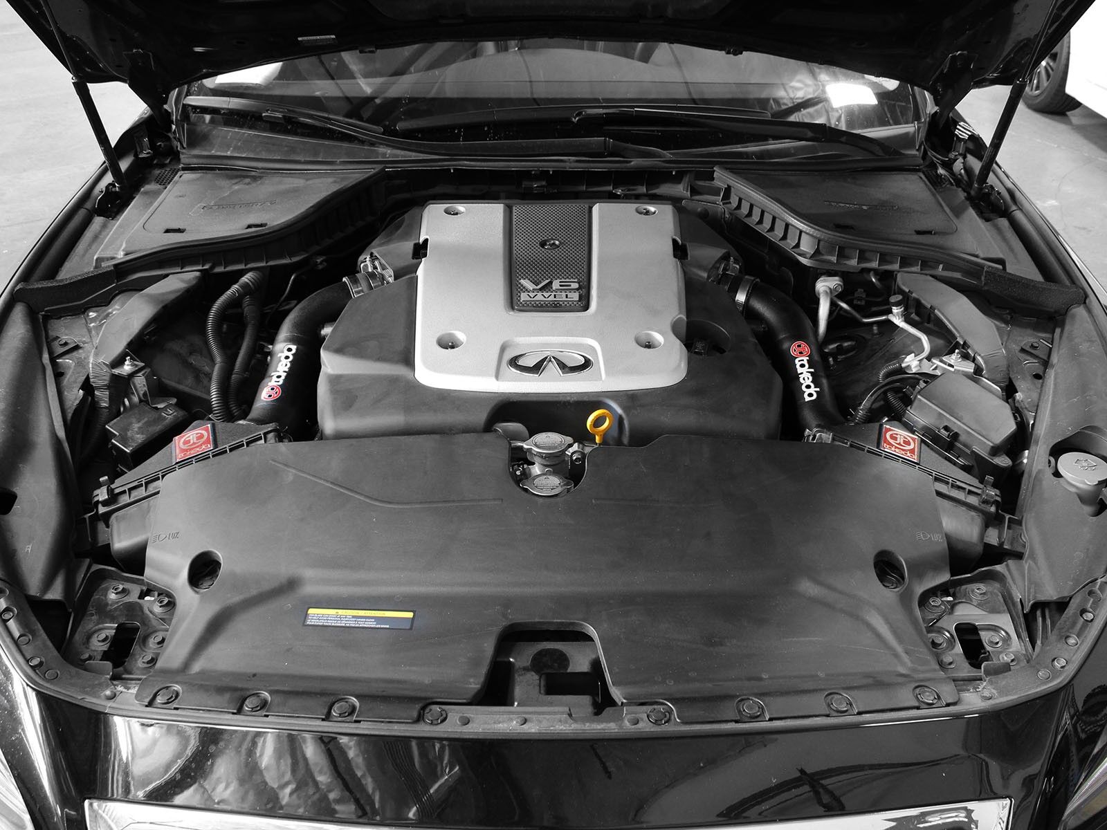 2014-2015 Infiniti Q50 V37 Hybrid V6 3.5L Takeda Stage-2 Cold Air Intake System w/Pro 5R Filter Media