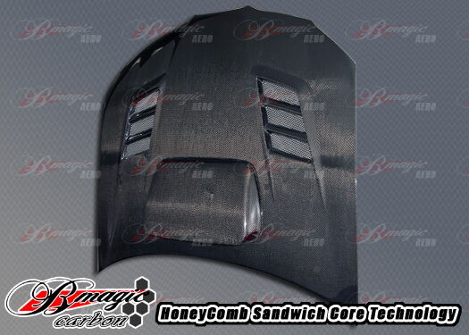 2006-2007 Subaru Impreza WRX R1 Carbon Fiber Hood