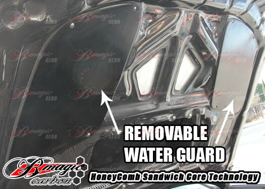 2006-2007 Subaru Impreza WRX R1 Carbon Fiber Hood