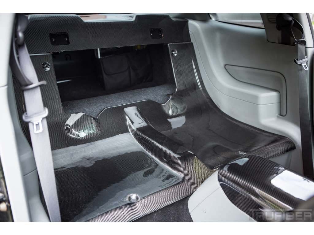 2005-2009 Ford Mustang Coupe Carbon Fiber B-Style Rear Seat Delete