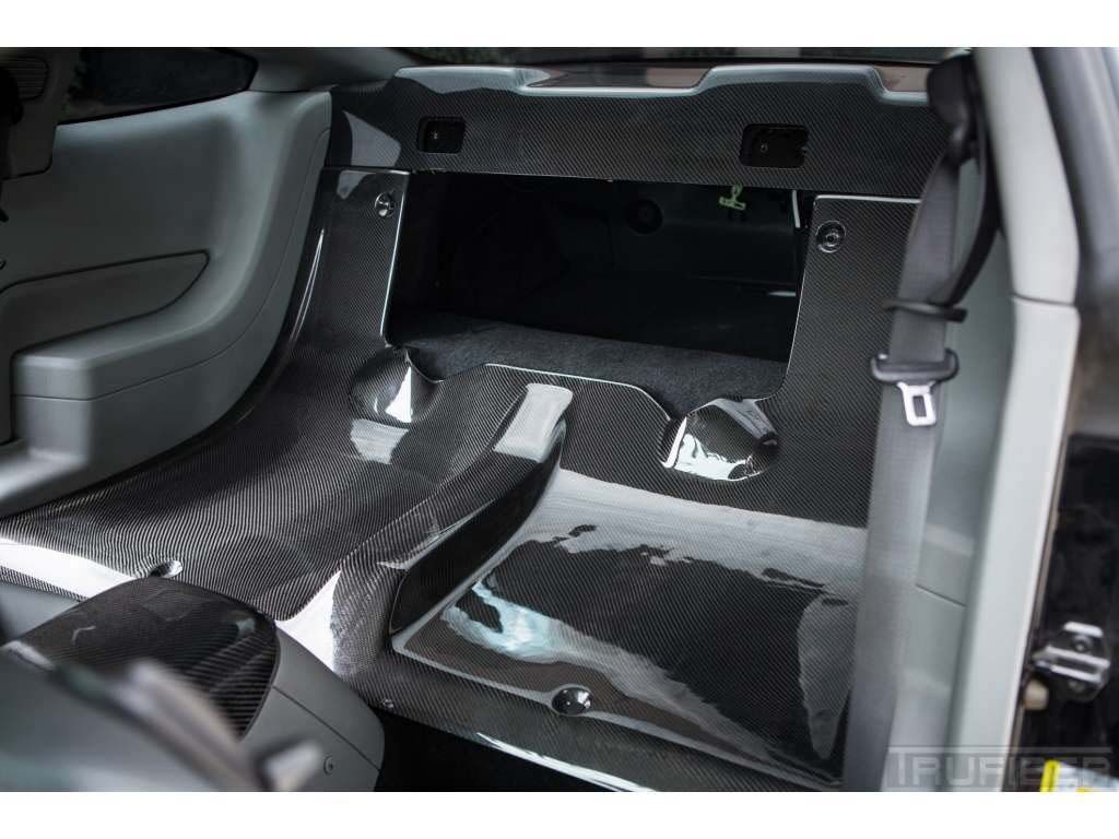 2005-2009 Ford Mustang Carbon Fiber B-Style Rear Seat Delete - TC010-LG123