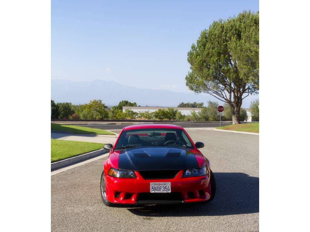 1999-2004 Ford Mustang A70 Functional Heat Extractor Carbon Fiber Hood