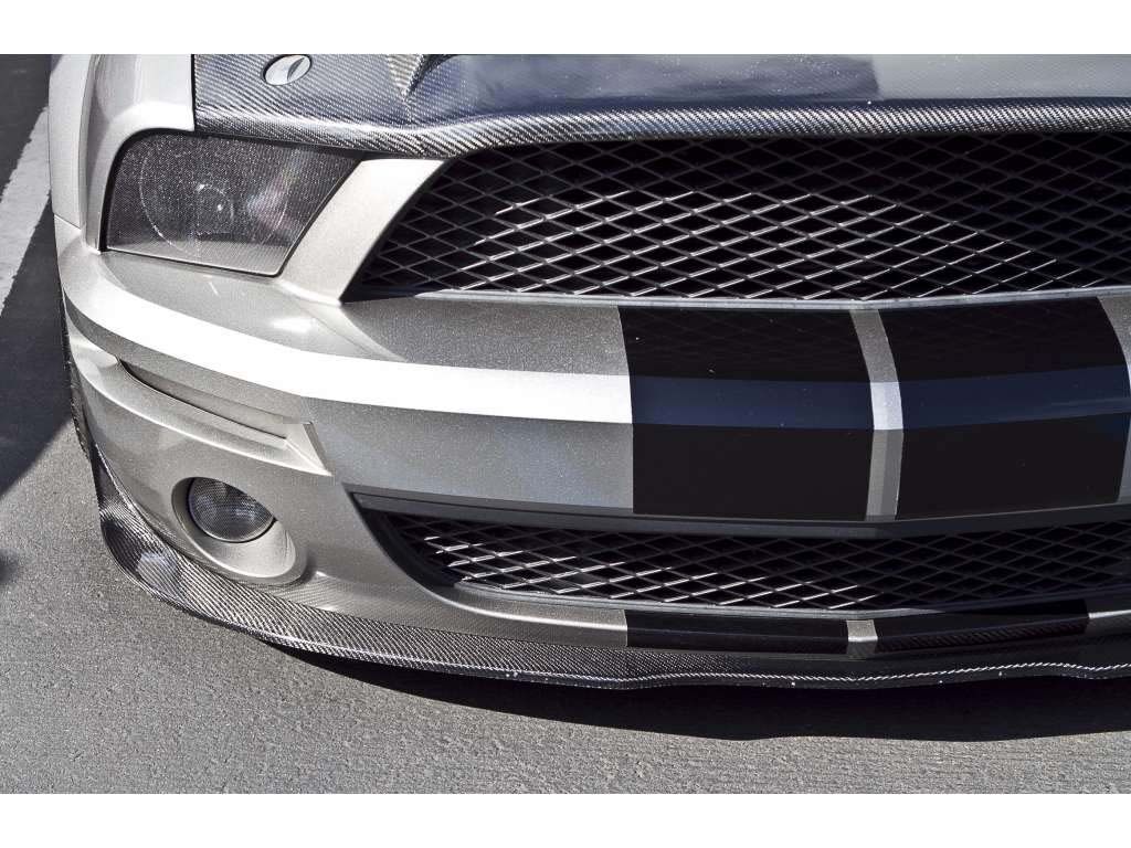 2005-2009 Ford Mustang GT500 Carbon Fiber Front Bumper Lip Spoiler