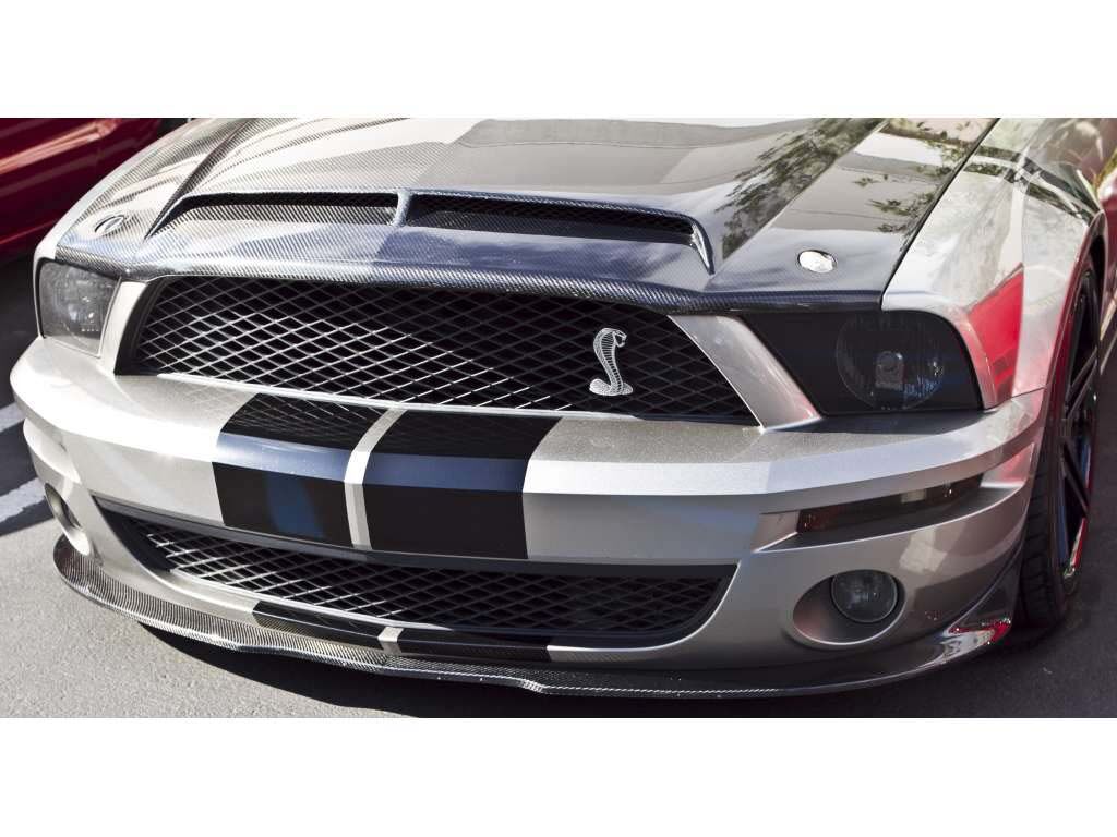 2005-2009 Ford Mustang GT500 Carbon Fiber Front Bumper Lip Spoiler