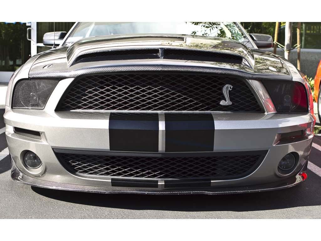 2005-2009 Ford Mustang GT500 Carbon Fiber Front Bumper Lip Spoiler